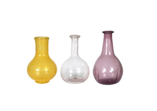 Set of 3 Handmade Bud Vases