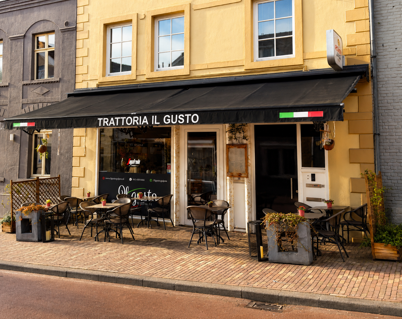 IL GUSTO  Trattoria Italiana  Verse ingredienten • Authentieke smaken • Italiaanse sfeer