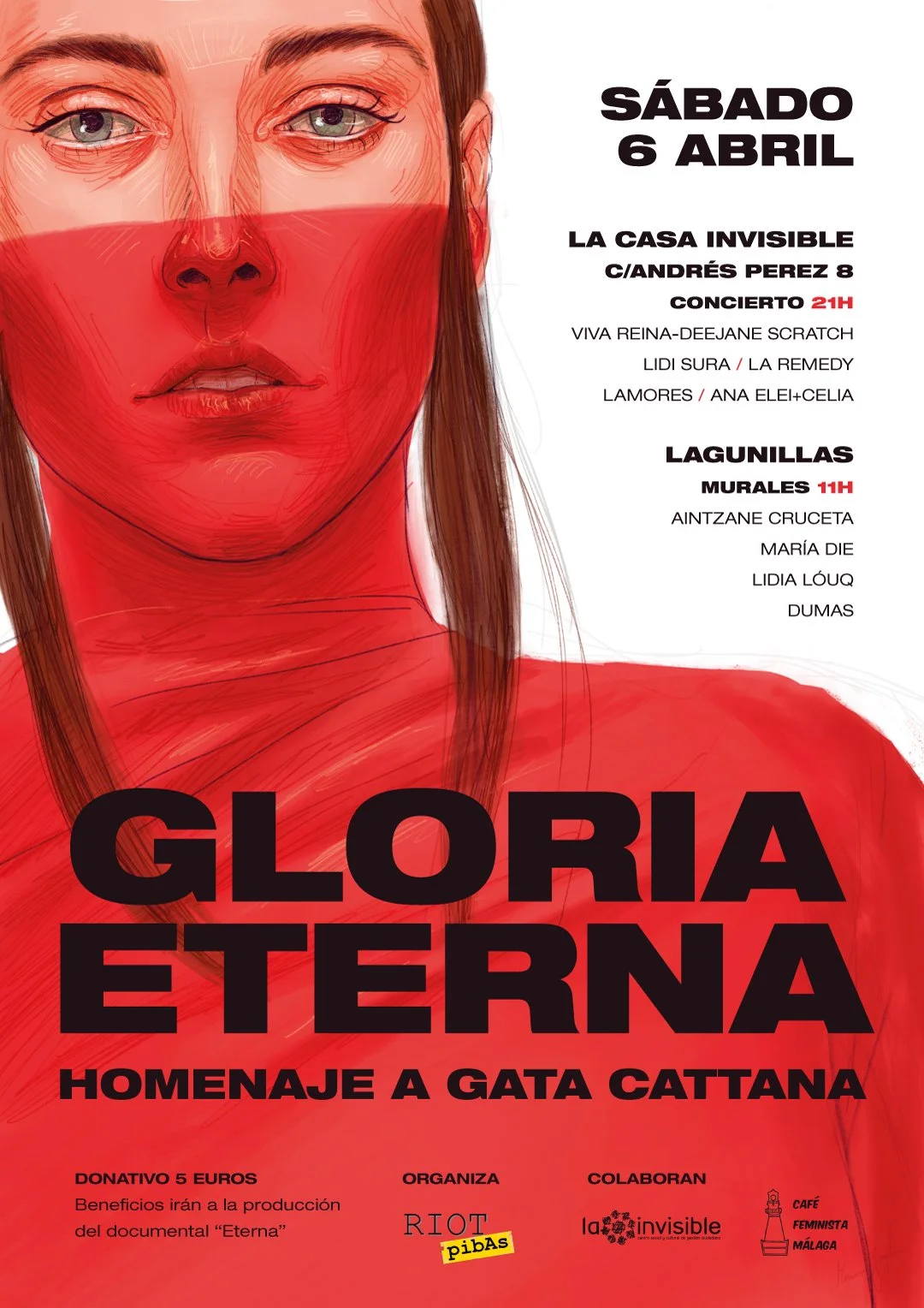 Gata Cattana. Ilustración digital, 2019