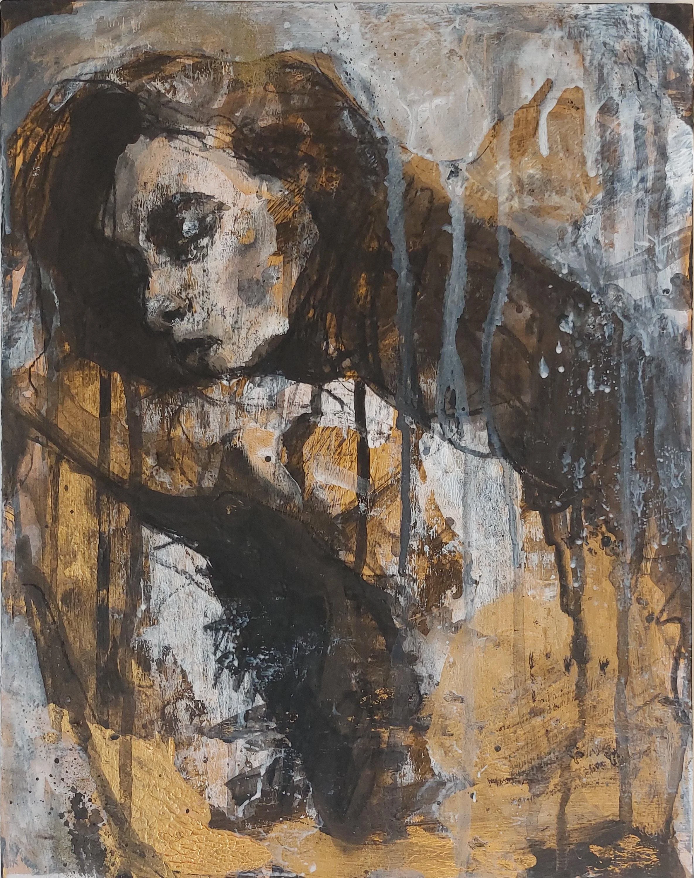 Queens of Chaos IX
Mixed media on wooden panel
11 x 14 inches
Sold
