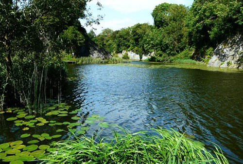 Henleaze swimming lake and walk