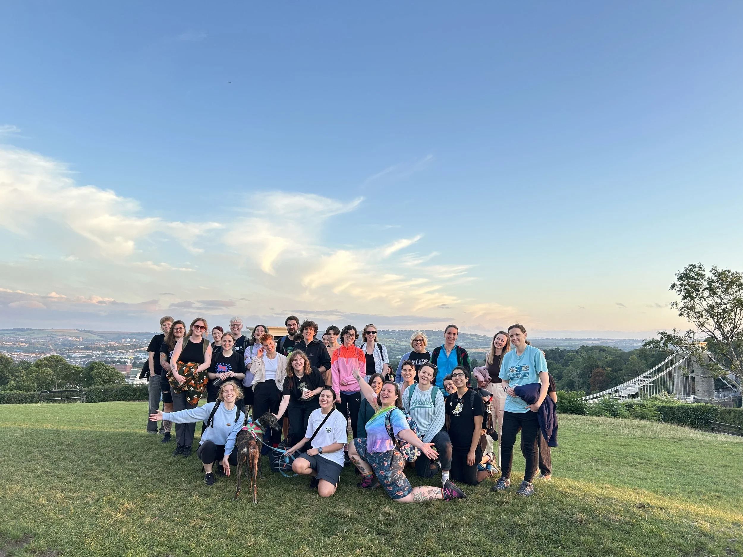 Clifton Observatory and the Downs (sunset walk)
