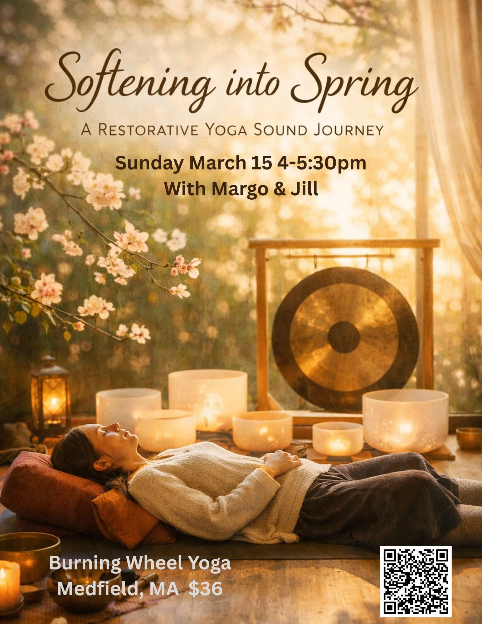 Softening into Spring: A Restorative Yoga Sound Journey