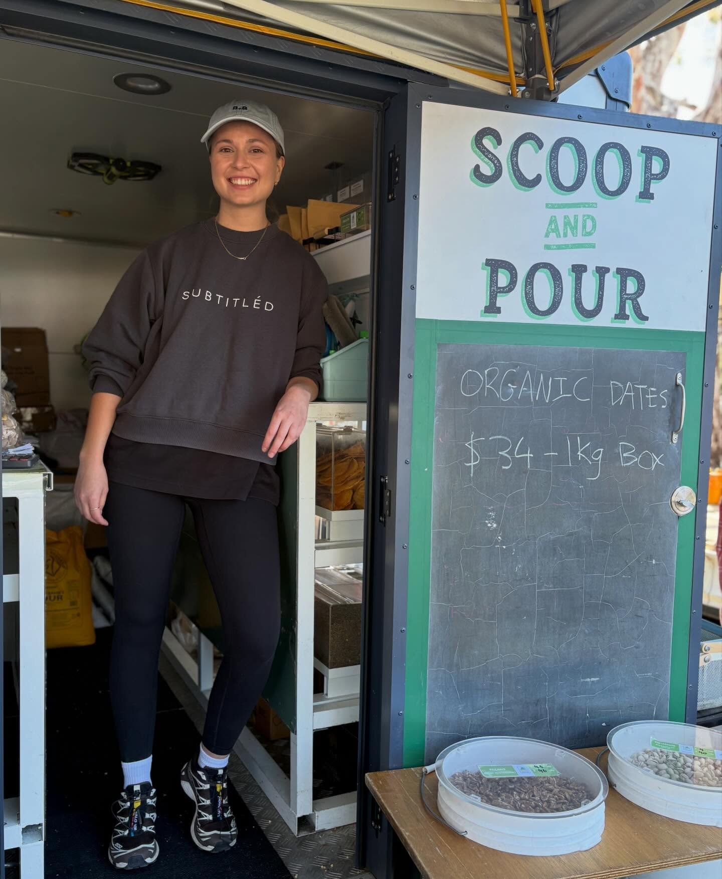Say hello to Scoop &amp; Pour Whole Foods &amp; Health Foods &mdash; here weekly at Manning! 👋

@scoopandpour provide quality whole foods that have been produced to support a healthy and sustainable lifestyle.  They work hard to connect directly wit