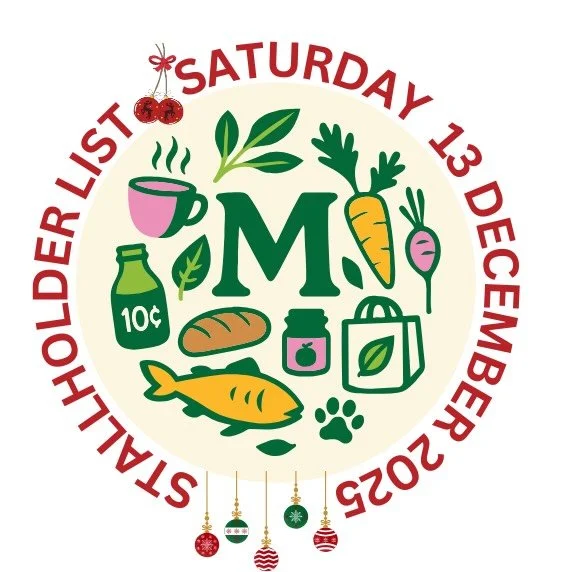 STALLHOLDER LIST 🌶️🧑&zwj;🌾💐

#farmtofamily fresh every Saturday 

FRESH PRODUCE 
@allingtonfamilyfarm 
@blueberry_bliss_bindoon 
@bluemoonpotatoes 
@bookaragoatdairy 
@bygordowines 
@cabanatospritz 
@cmfarms724 
@colmenapurehoneyoriginal 
DVD Fre