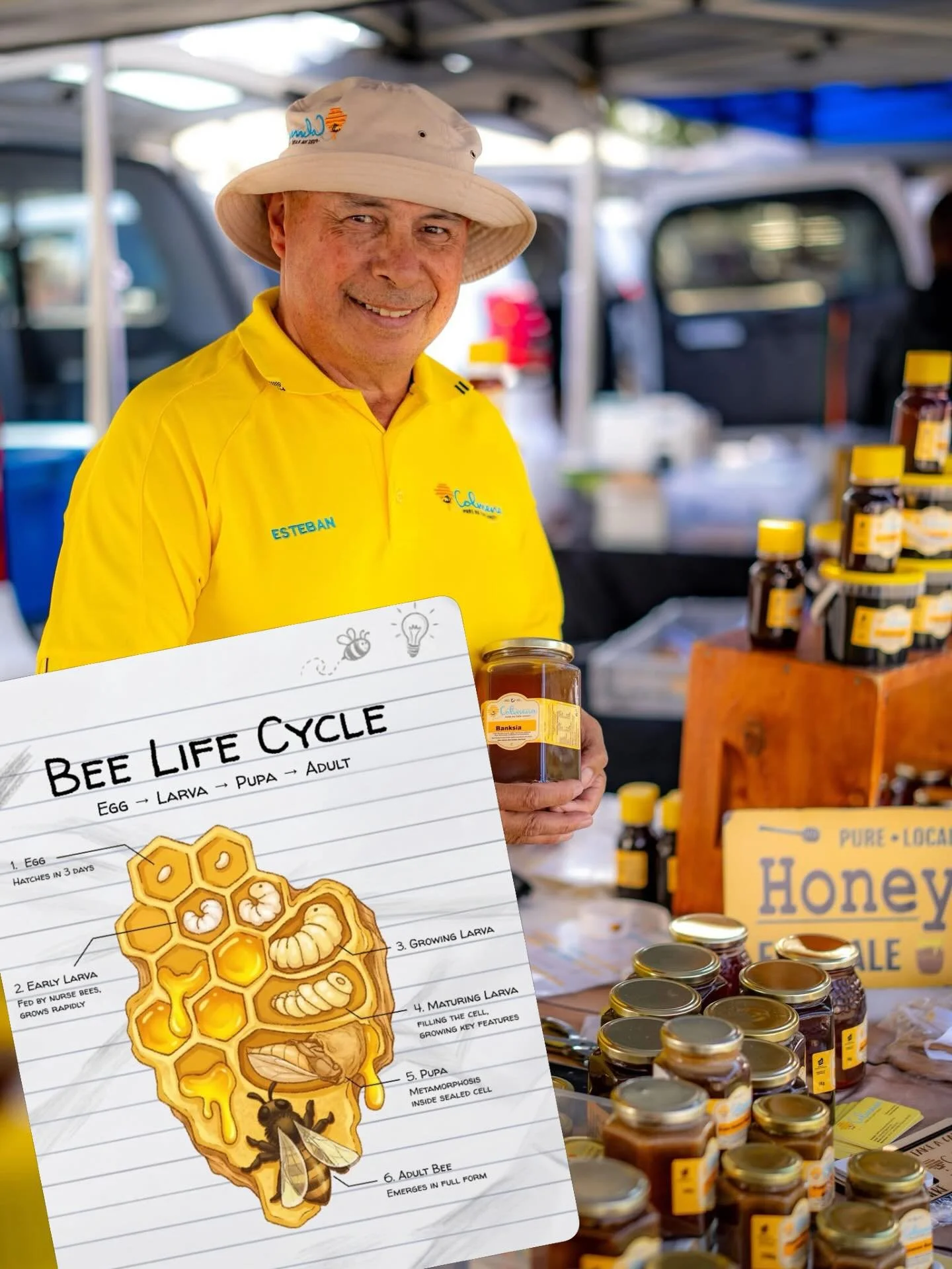 SAVE THE DATE 🐝🐝🐝🐝

🐝 World Bee Day is almost here!

Join us at Manning on 23 May as we celebrate our tiny pollinators and the sweet, golden magic of @colmenapurehoneyoriginal 🍯✨

Expect beautiful local honey, plenty of buzz, and a chance to le