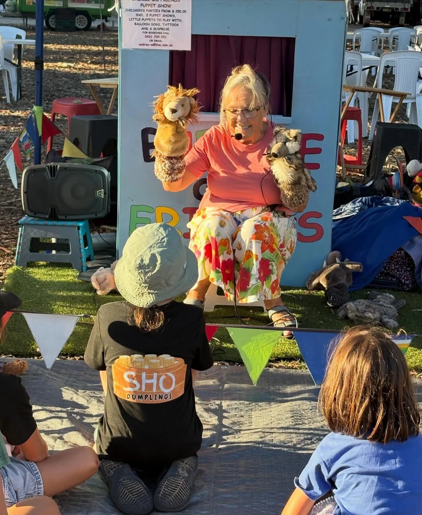 Hey kids!! 🎉🐻

Get ready &mdash; @baerlie_de_baer &amp; Friends are back at Manning Farmers Market tomorrow!

✨ Free puppet shows (giggles guaranteed!)
🎭 Make your own finger puppet to take home
🎨 Squish, roll &amp; create with free playdough fun