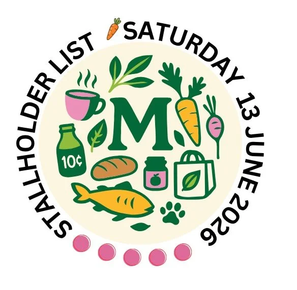 STALLHOLDER LIST 🧑&zwj;🌾💐🥖🍊☀️

FRESH PRODUCE 
@allingtonfamilyfarm 
@bluemoonpotatoes 
@carahollyorchard 
@colmenapurehoneyoriginal 
DVD Fresh (Tim &amp; Sue)
Ellah&rsquo;s Eggs 
@eurocheffoods 
@frudi.group 
@ginginbeef 
@guthealthdepot 
@hopel