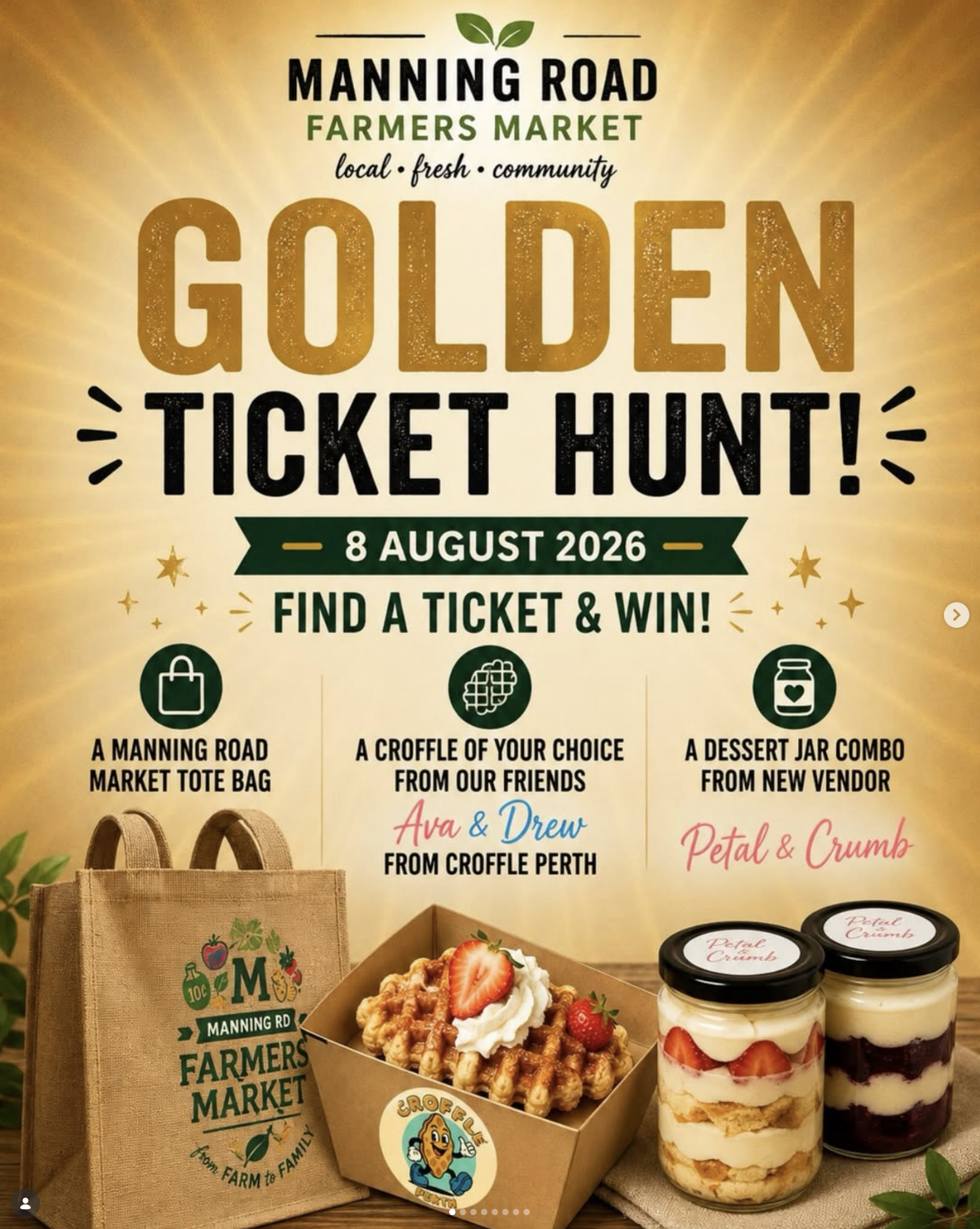 Golden Ticket Scavenger Hunt 8 August 2026