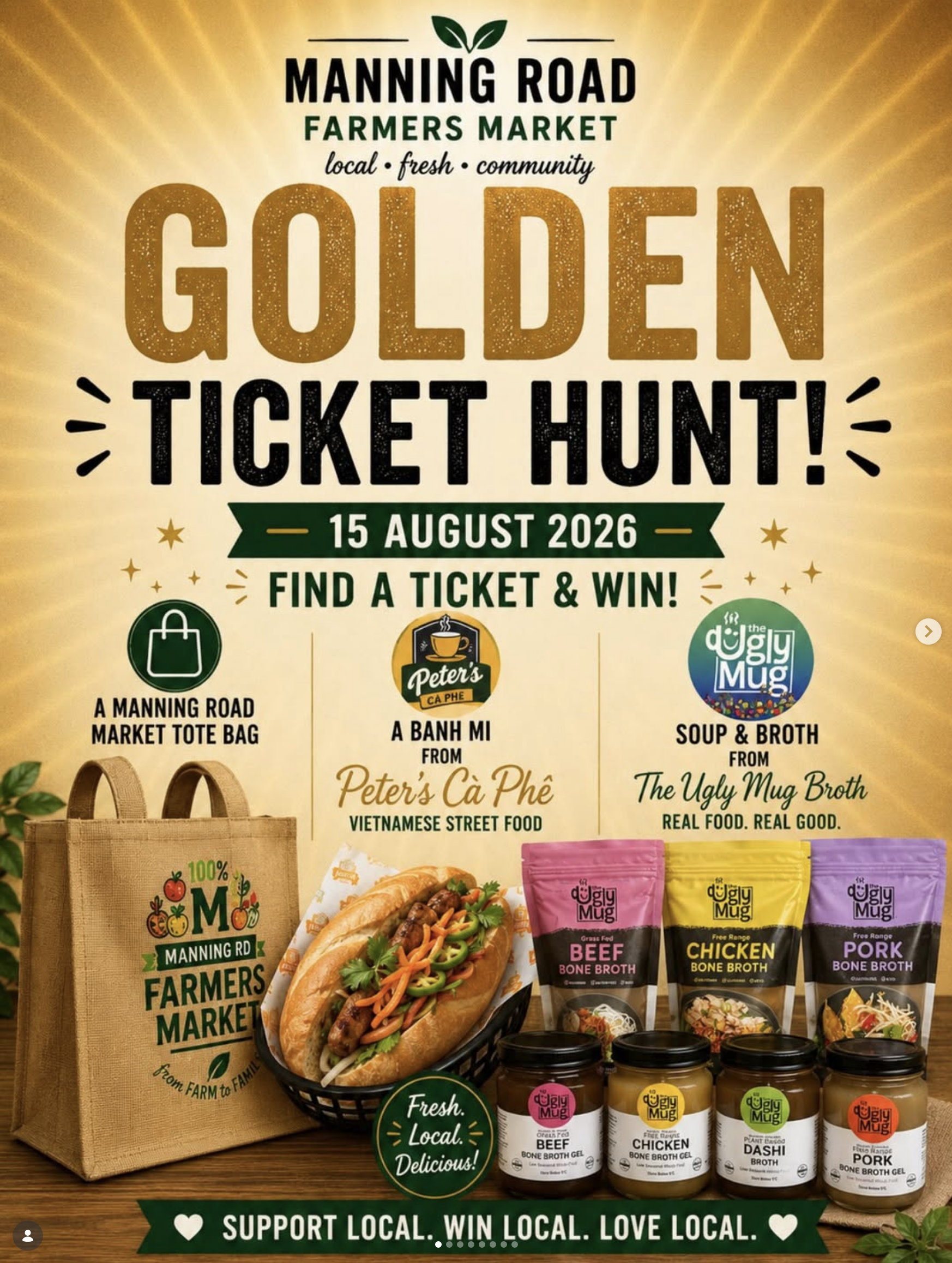Golden Ticket Scavenger Hunt 15 August 2026