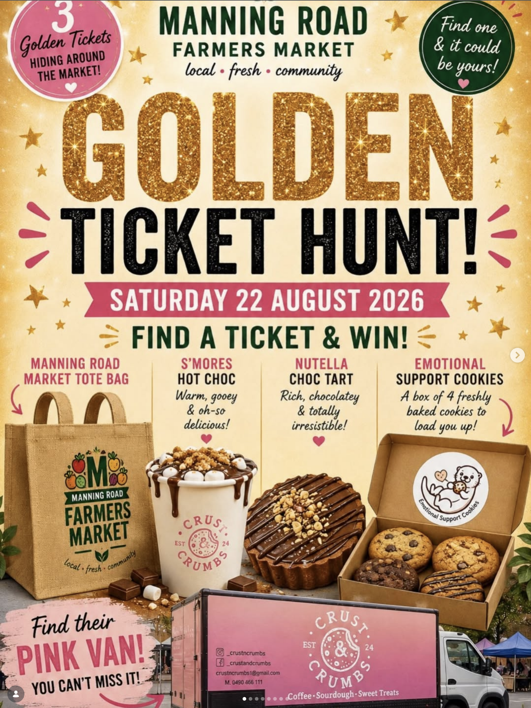 Golden Ticket Scavenger Hunt 22 August 2026