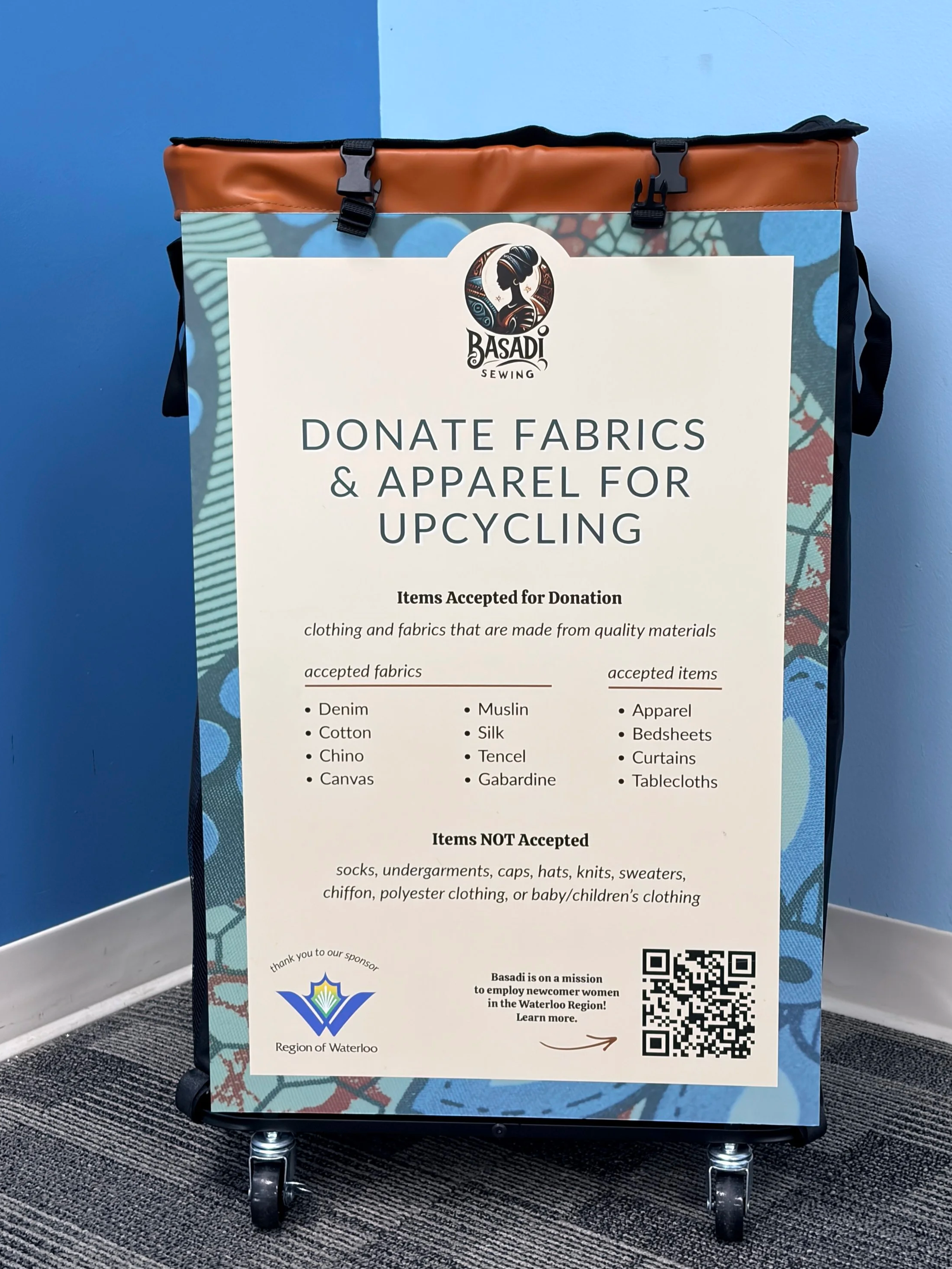 Waterloo Region Upcycling and Mending Project through WR Environmental Grant