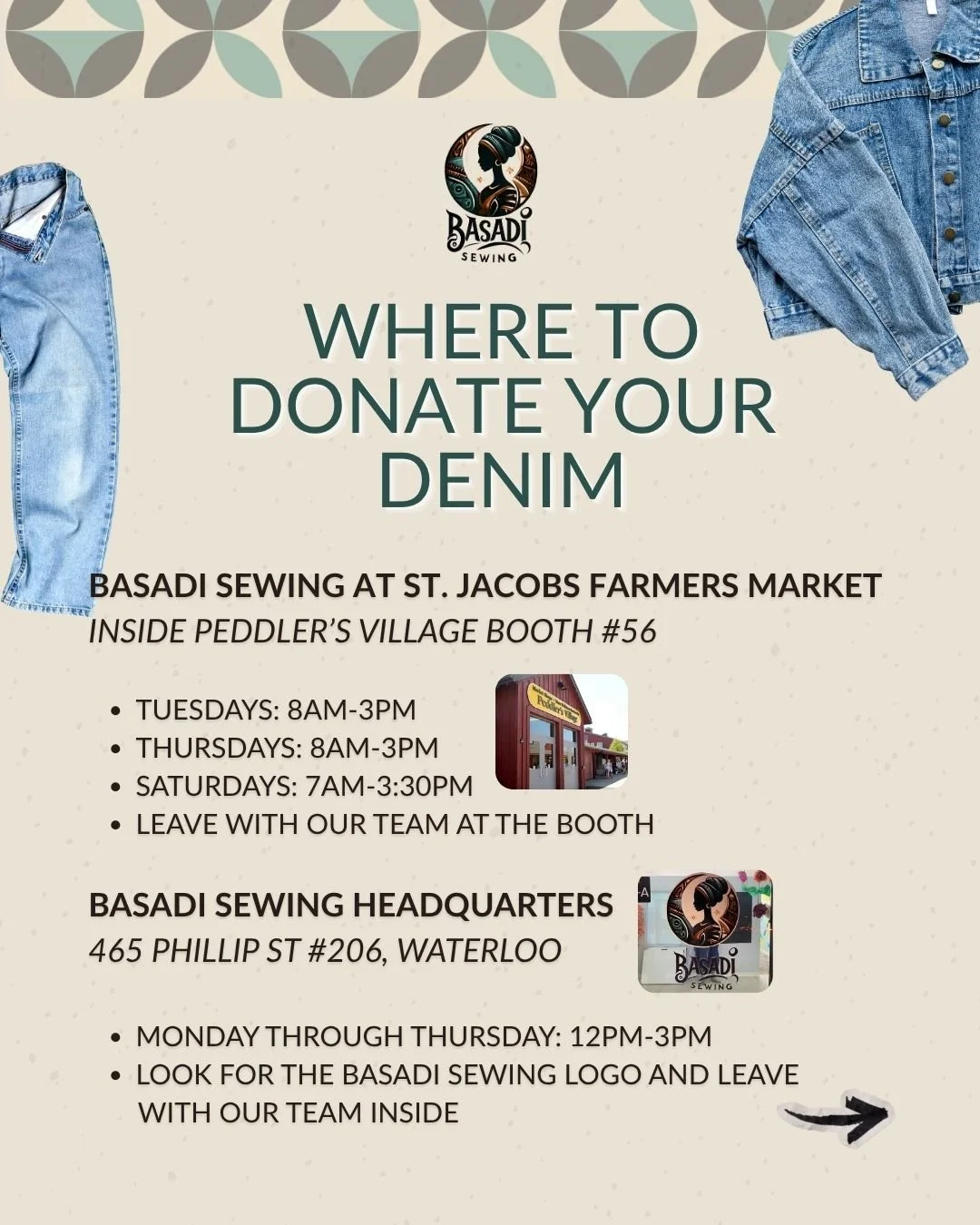 Where to Donate your Denim Information