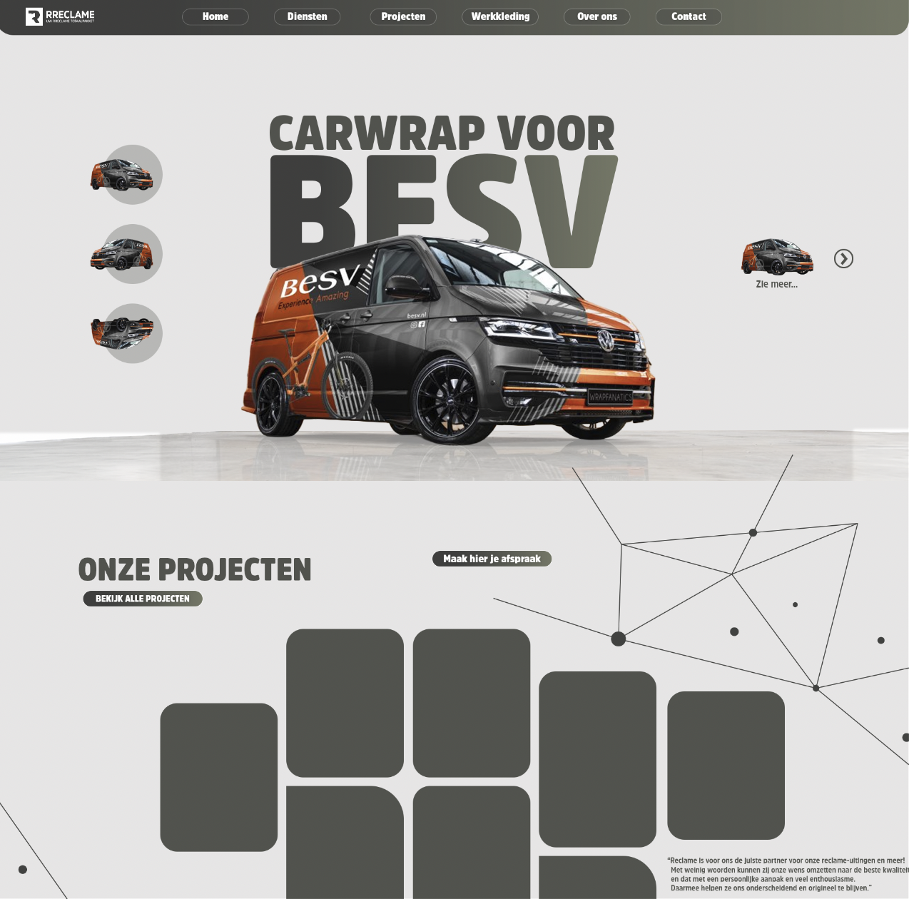 Website rebranding Rreclame
