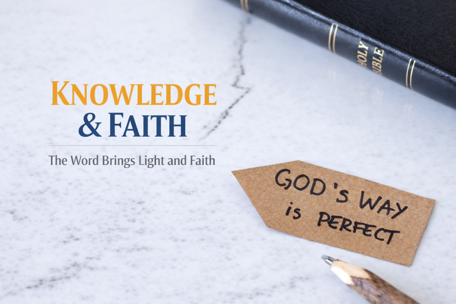 Knowledge and Faith - (hand in hand)