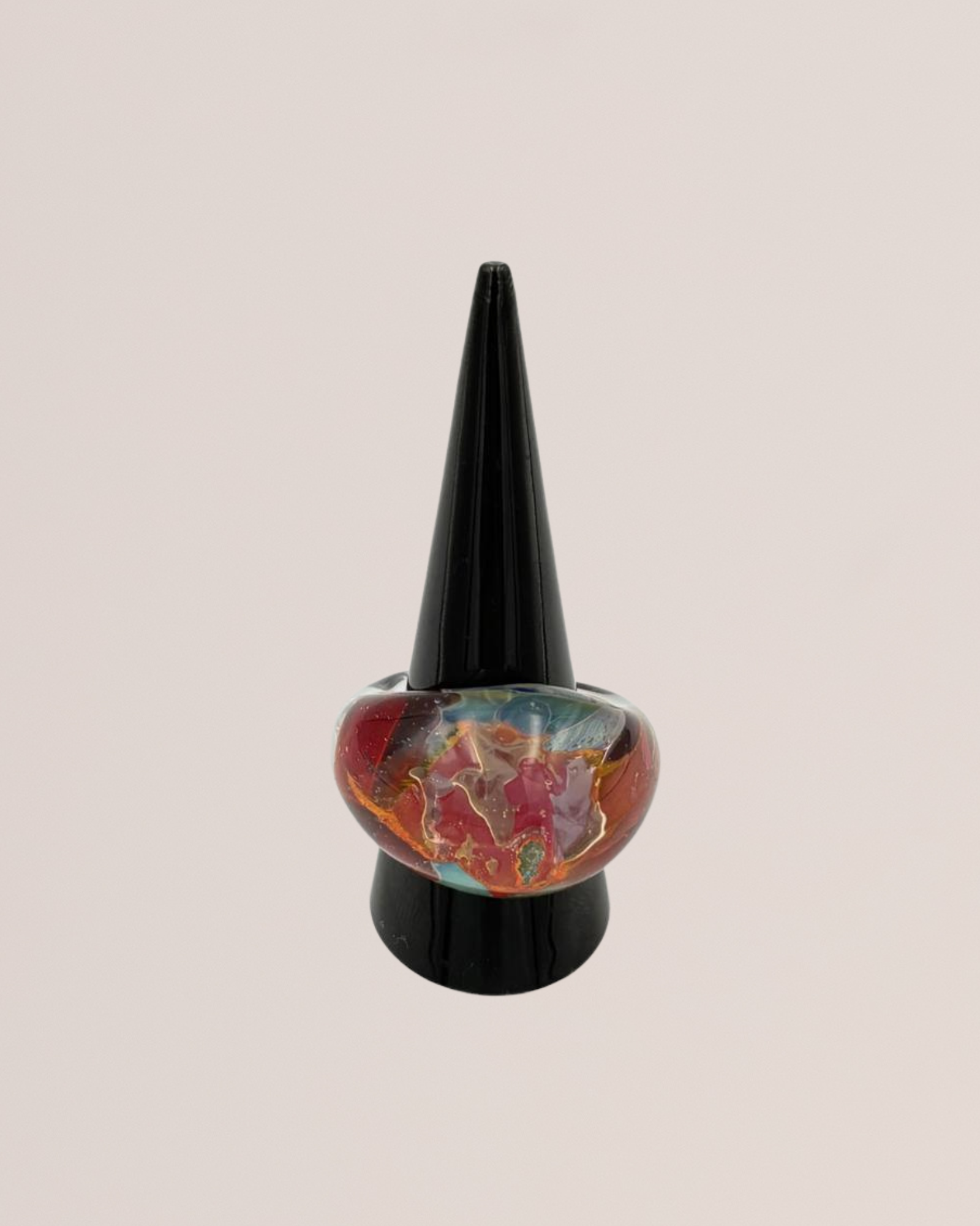 Burning Desire Murano Glass Ring