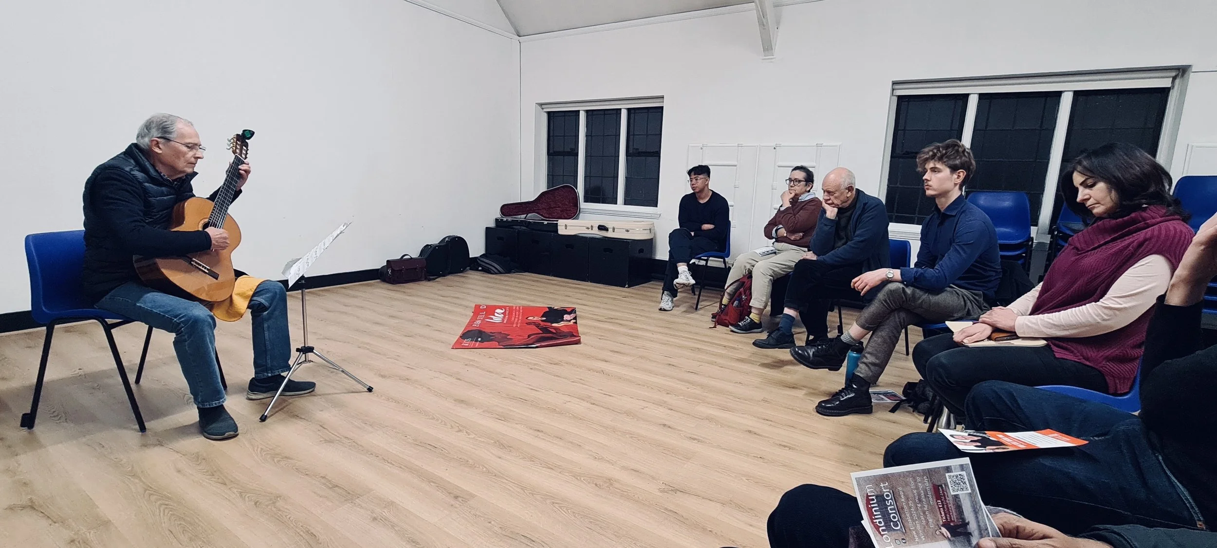 Wimbledon classical Guitar Society performance coaching