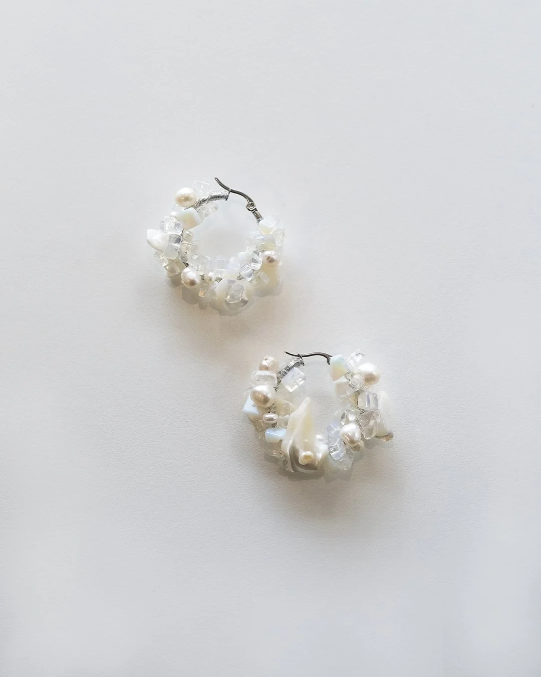 Seashell Hoops