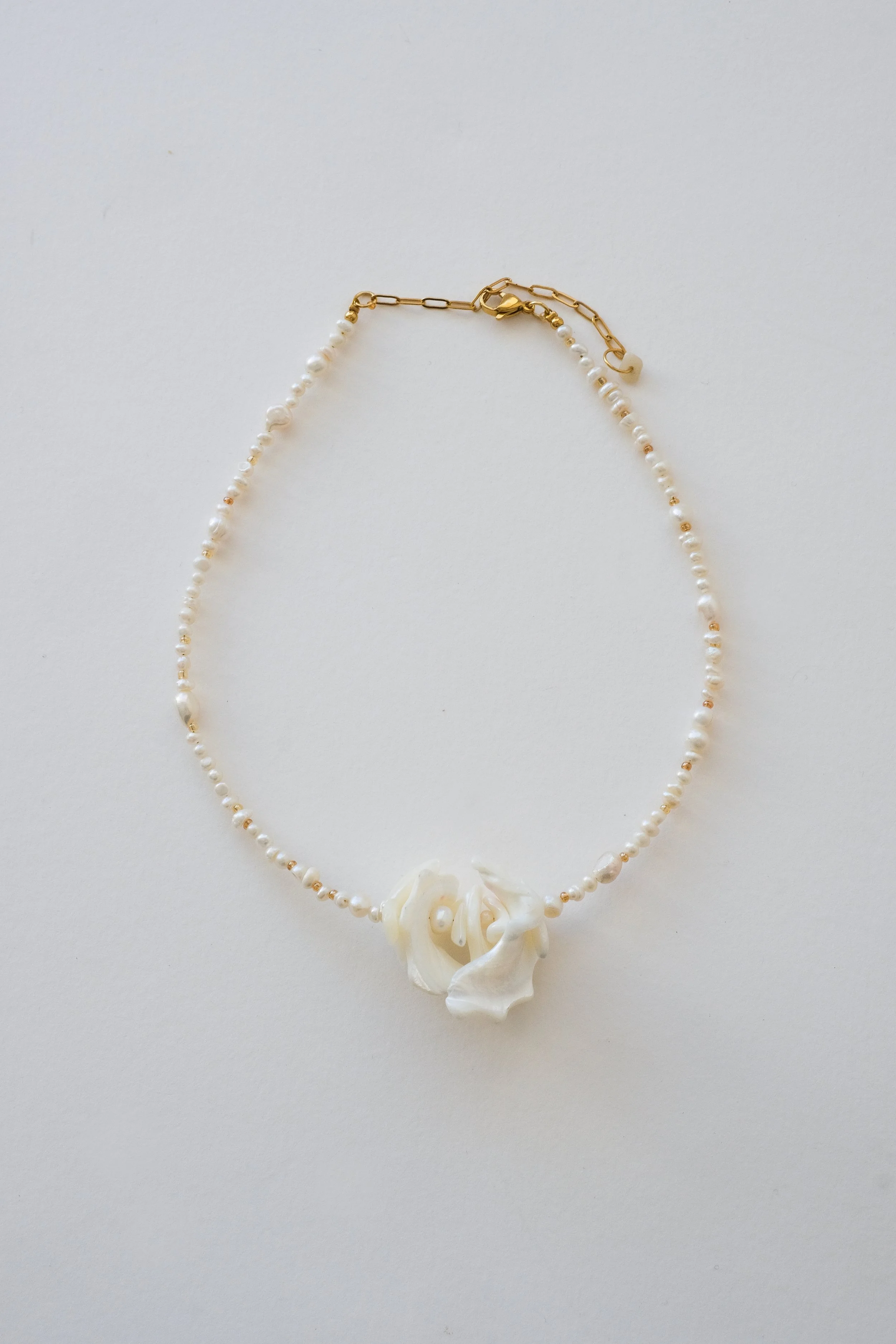 Seashell Flower Necklace