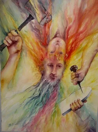 The Ten watercolor on paper nfs
