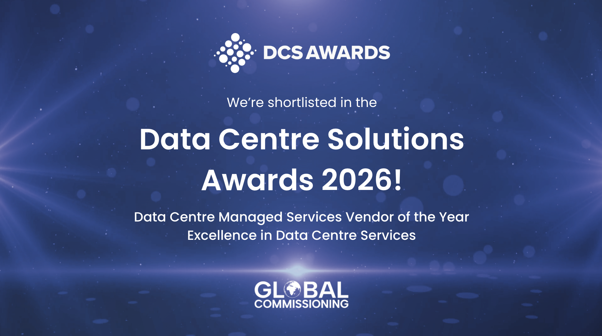 Global Commissioning Shortlisted at the DCS Awards 2026