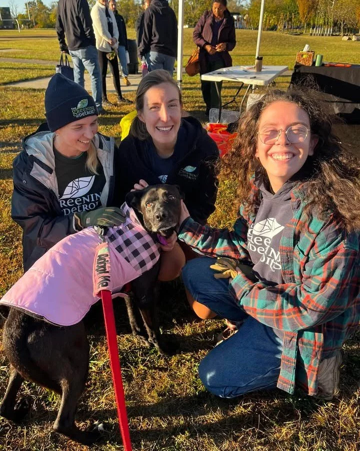 We had the cutest visitor, Luke,  from @friendsofdacc at Thursday's planting!  We love partnering with @friendsofdacc to have adoptable dogs at our plantings.  Who knows?  You might meet your new best friend! πΎ
