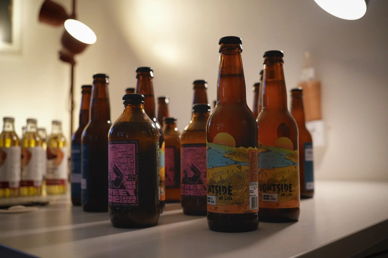 Brightside Beer bottles - Sponsor for Jungle JAM