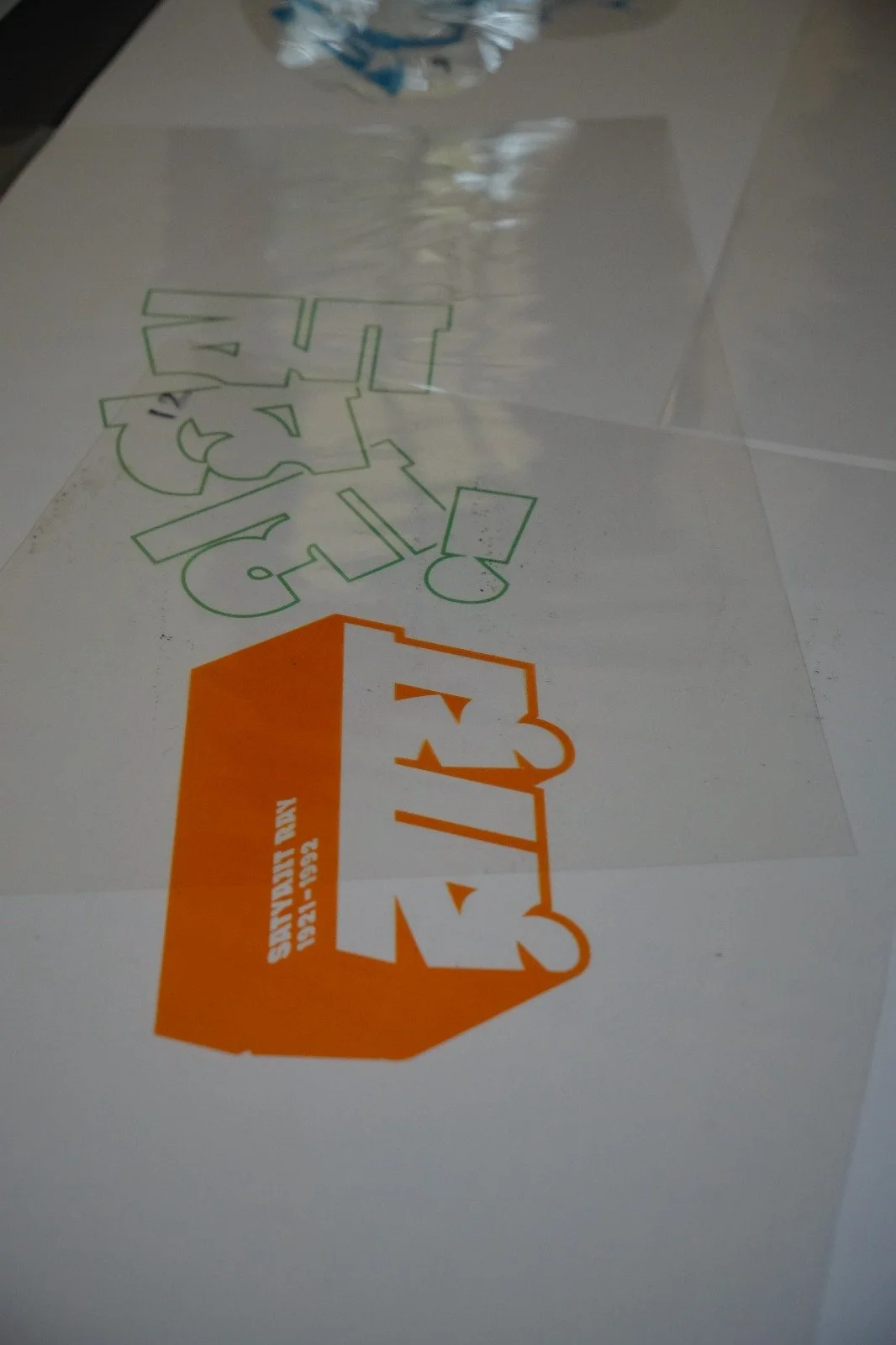 Typographic and illustrative elements to be used for screen printing at the Jungle JAM event