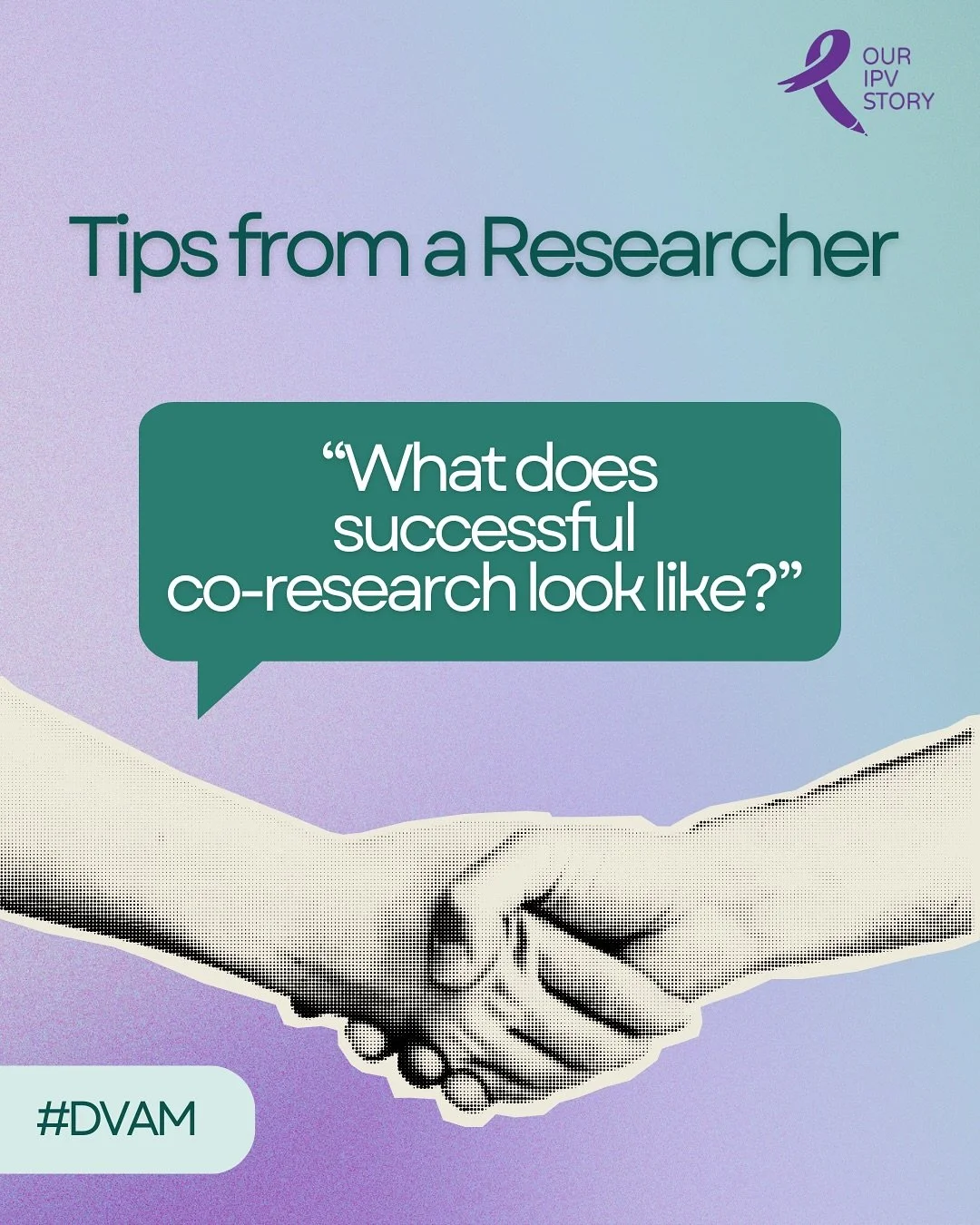 What does successful co-research look like?

Co-research is research that involves people with lived experience as active and ongoing partners in the research. Including people with lived experience in the research process is critical for the develop