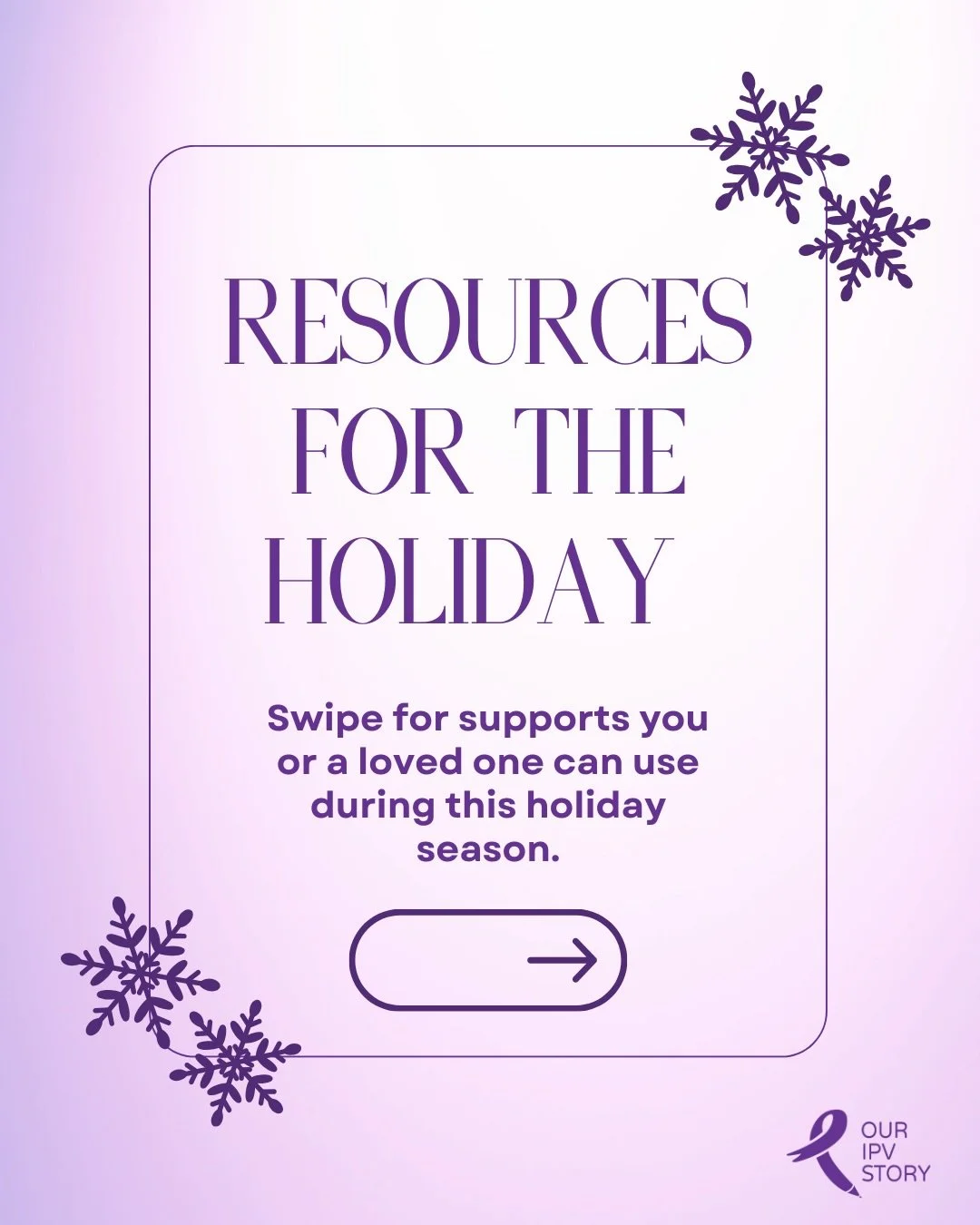 The holiday season can be a difficult time for survivors of intimate partner and gender-based violence. 

Here are some resources for those who may need support over the holidays:
❄️ Victim Support Line - Available 24/7 across Ontario | 1-888-579-288