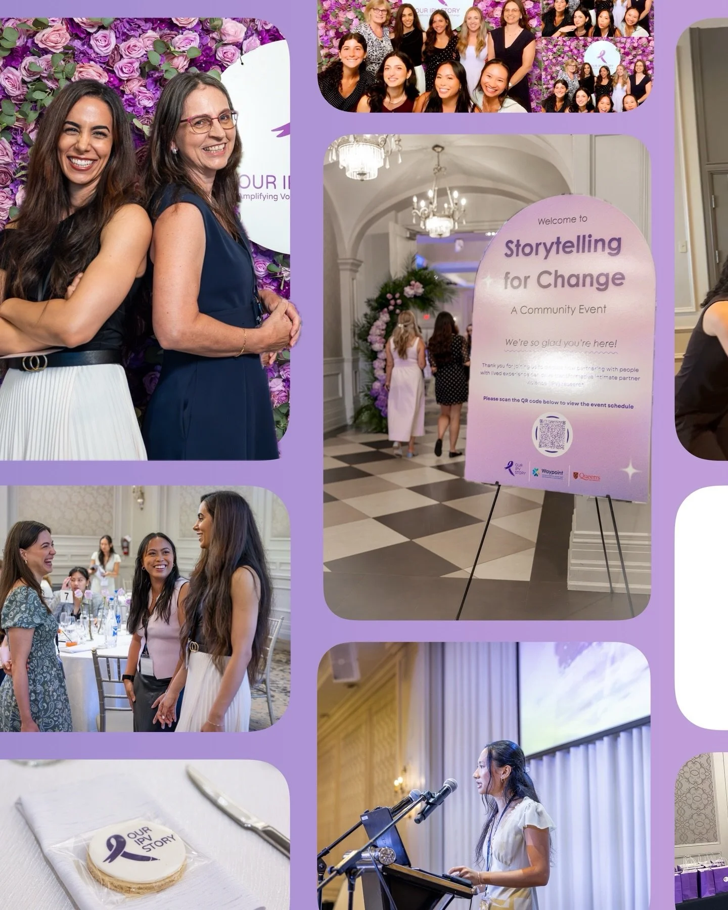 A recap from some of our in-person moments in 2025. 💜 Thank you to all who have been apart of the journey. 

We look forward to conitnuing to amplify voices and inspire change in 2026! Happy New Year!