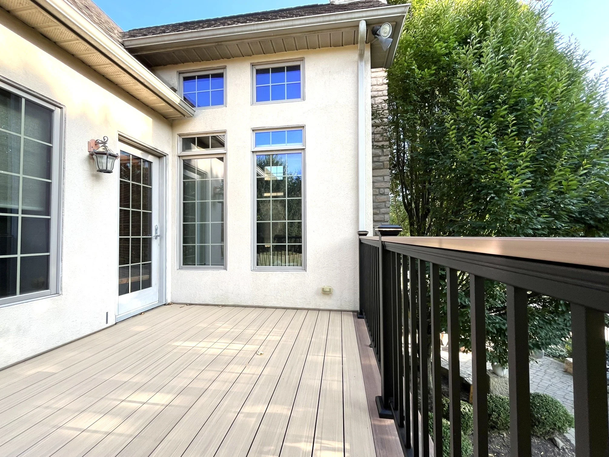 An image of a custom patio deck.