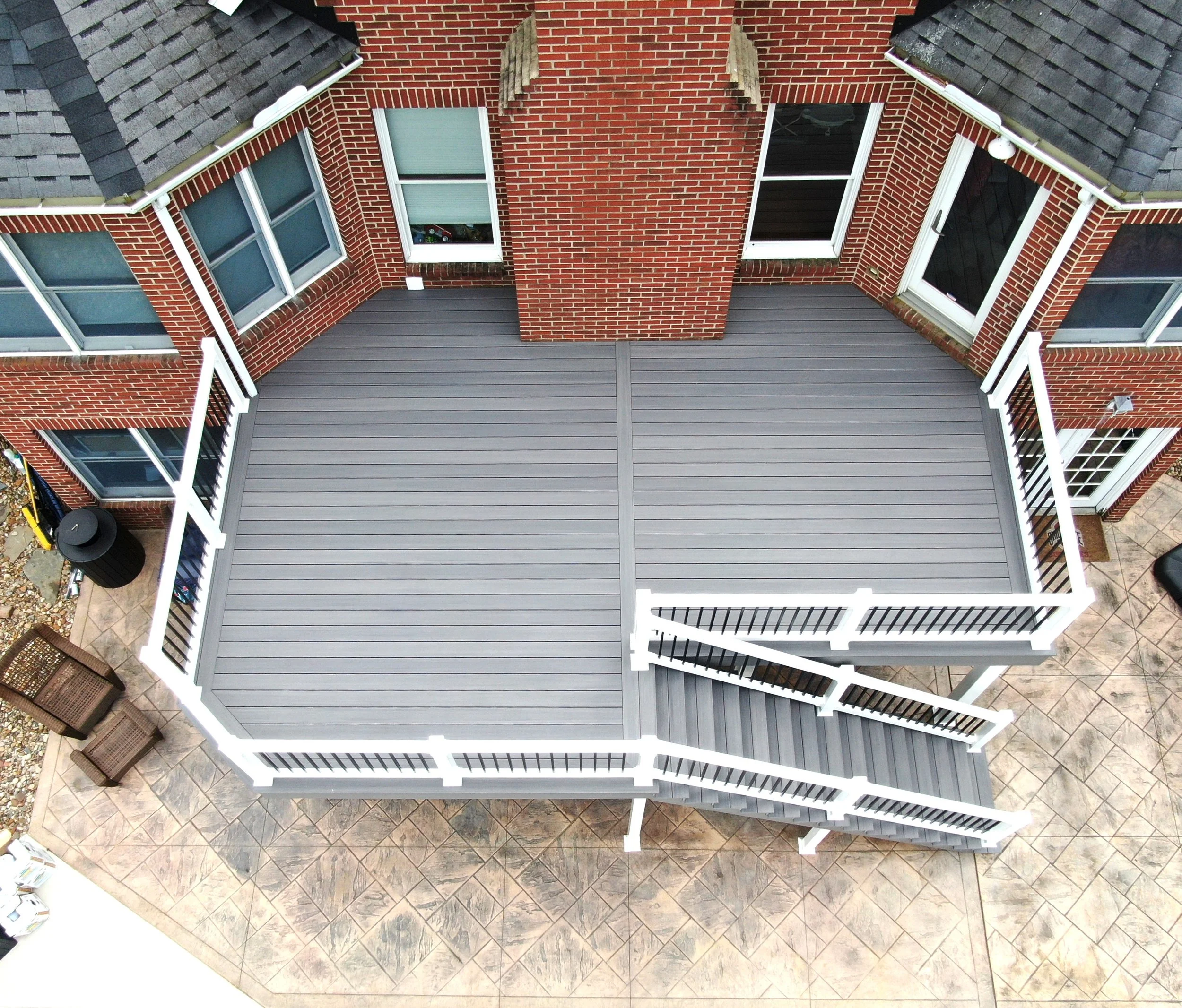 An image of a custom patio deck.