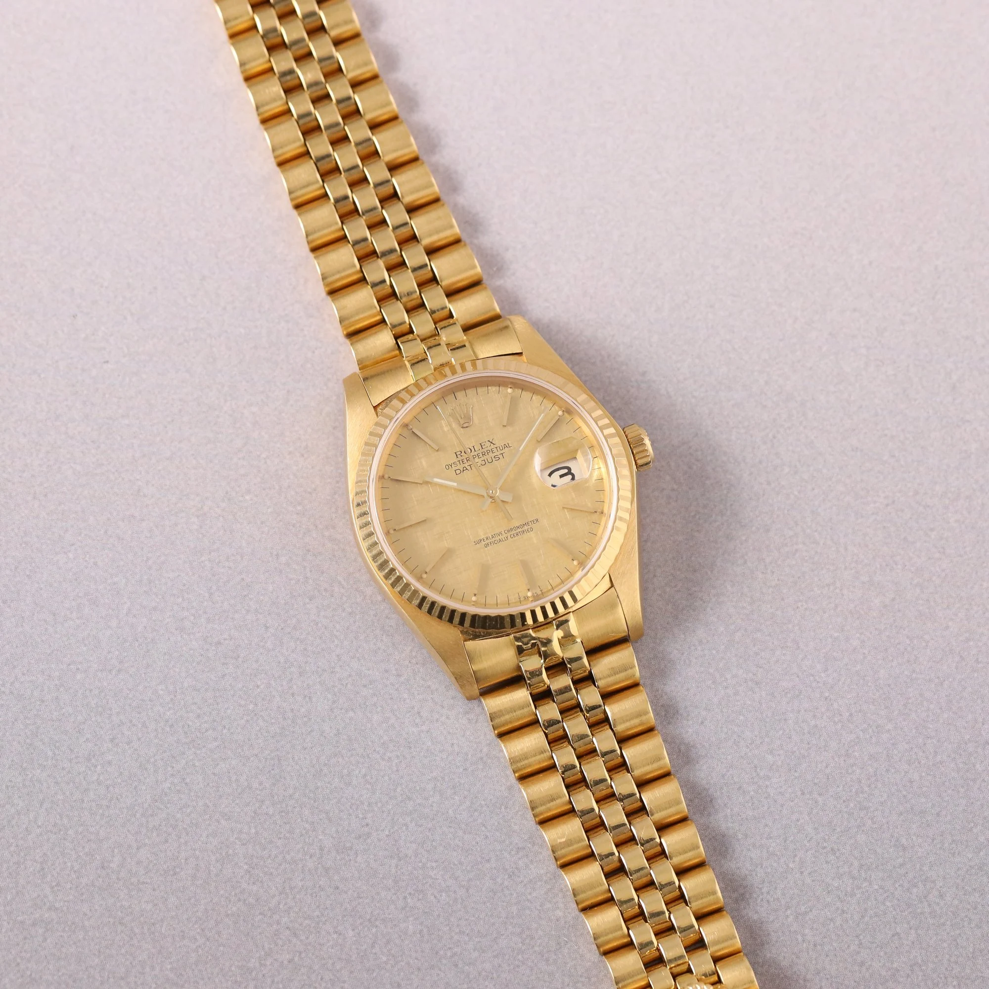 1979 Unpolished Rolex Datejust 18K 16018 "Linen" Dial Super Jubilee.jpg