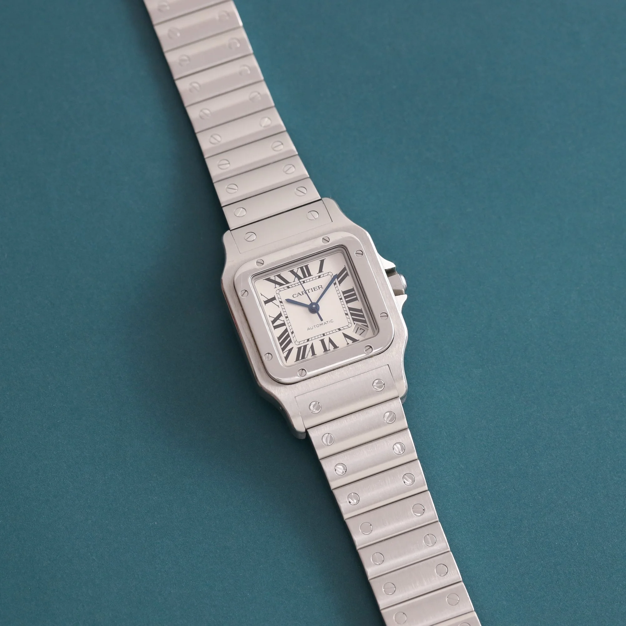 2014 Cartier Santos Galbée XL Automatic 2823 / W20098D6 "Roman" Dial Fullset.jpg