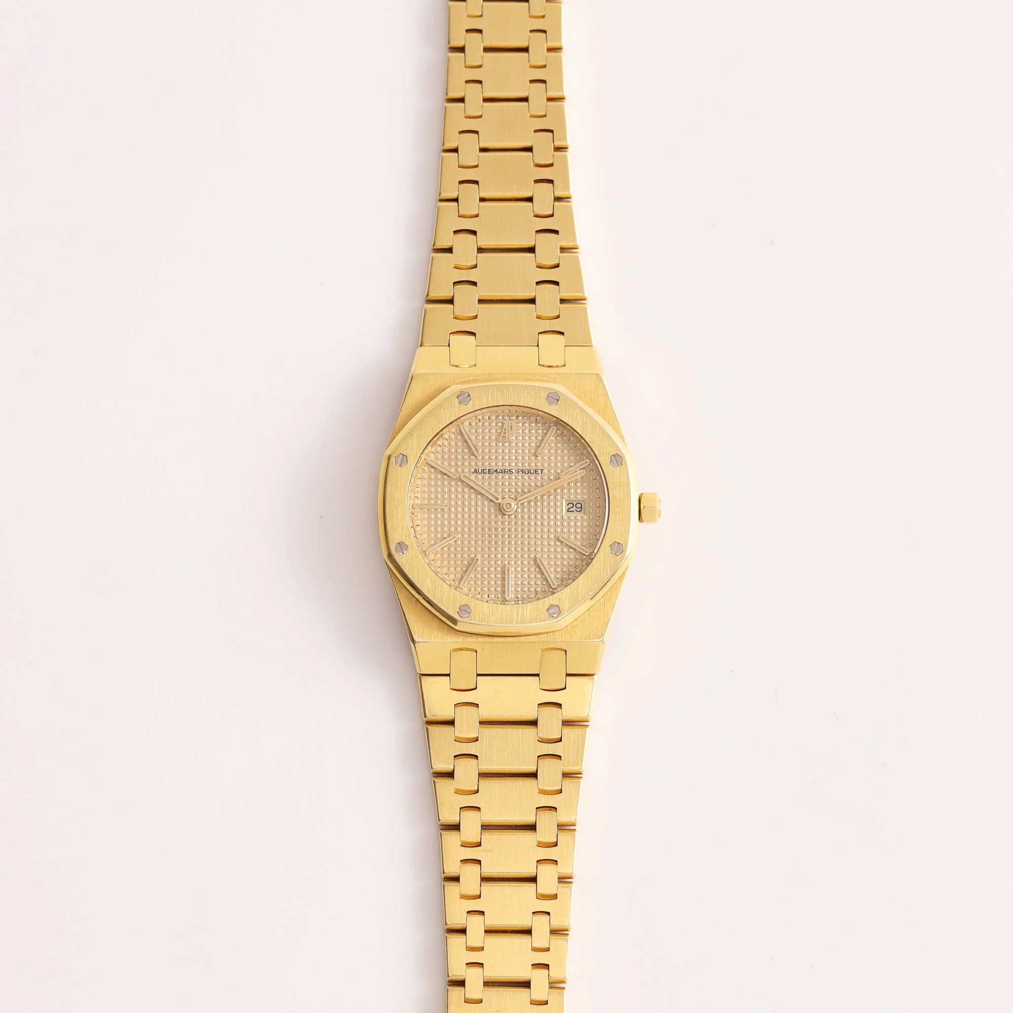 1980s Unpolished Audemars Piguet Royal Oak Midsize 56175BA "Havana" Tapestry Dial + Box.jpg