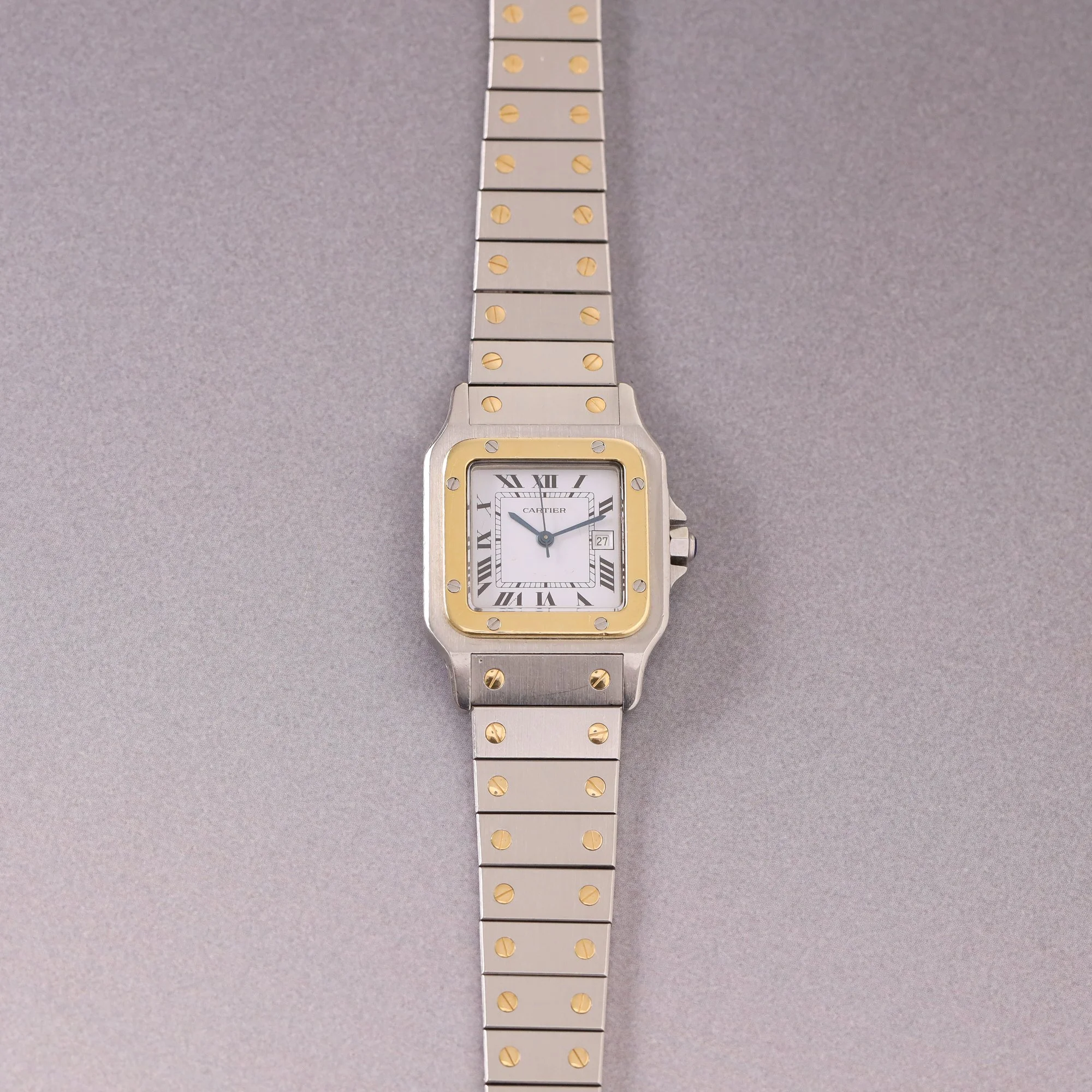 1991 Unpolished Cartier Santos Carrée 2961 Mega Fullset + New Service.jpg