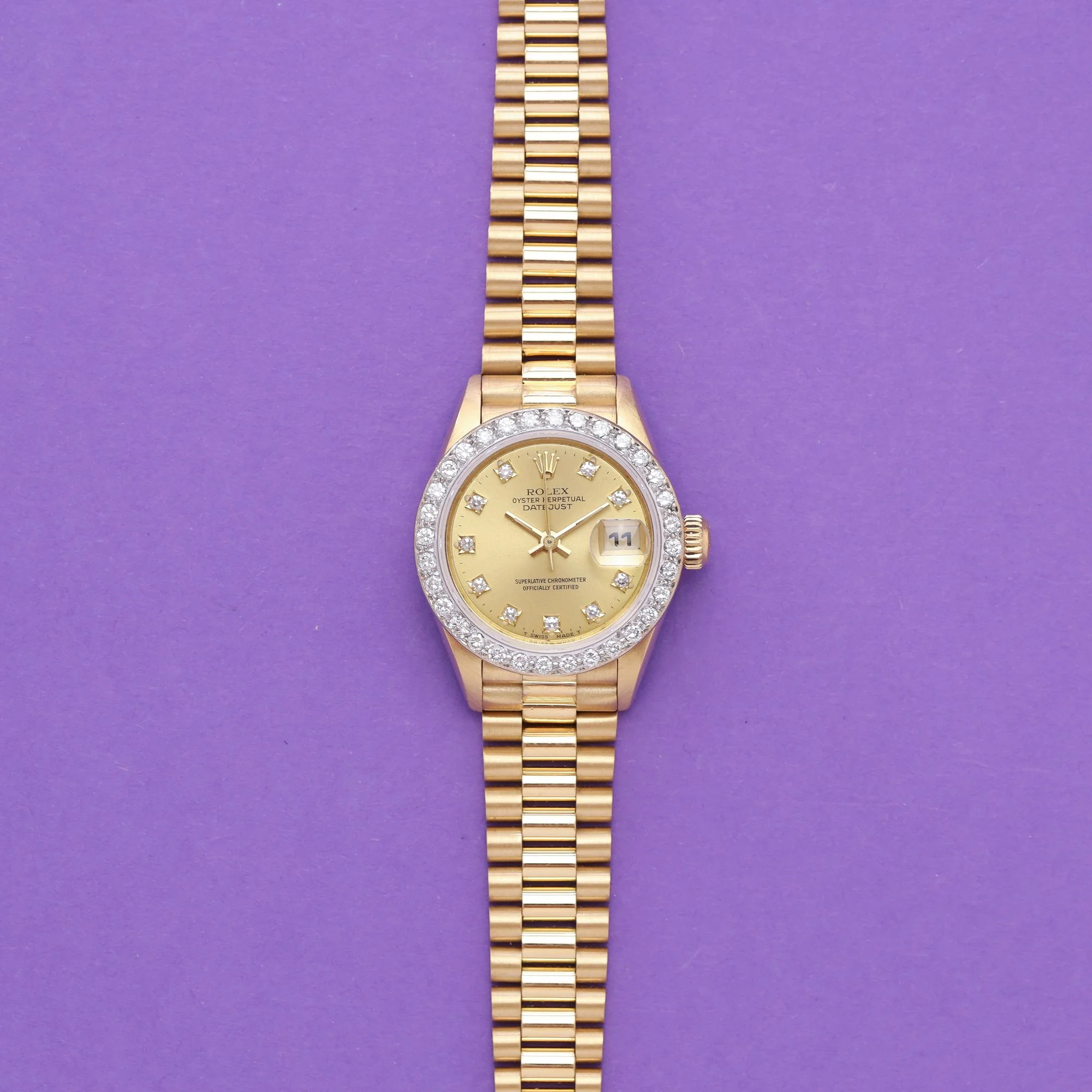 1987 Rolex Lady Datejust 18K 69178 Factory "Diamond" Dial Fullset.jpg