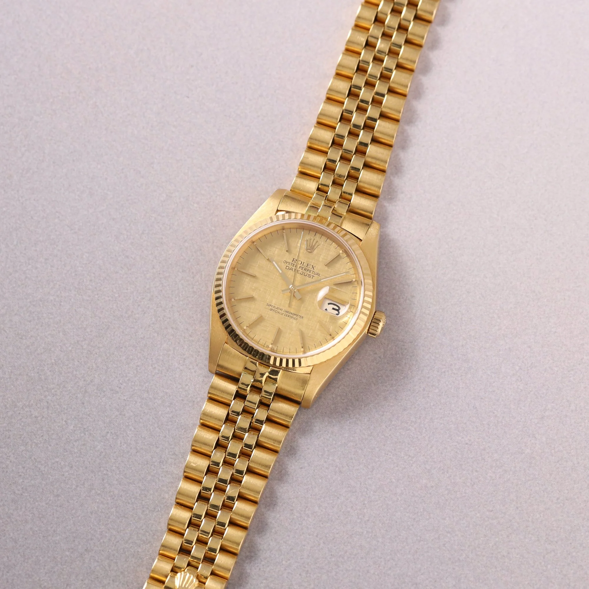 1979 Unpolished Rolex Datejust 18K 16018 "Linen" Dial Super Jubilee.jpg