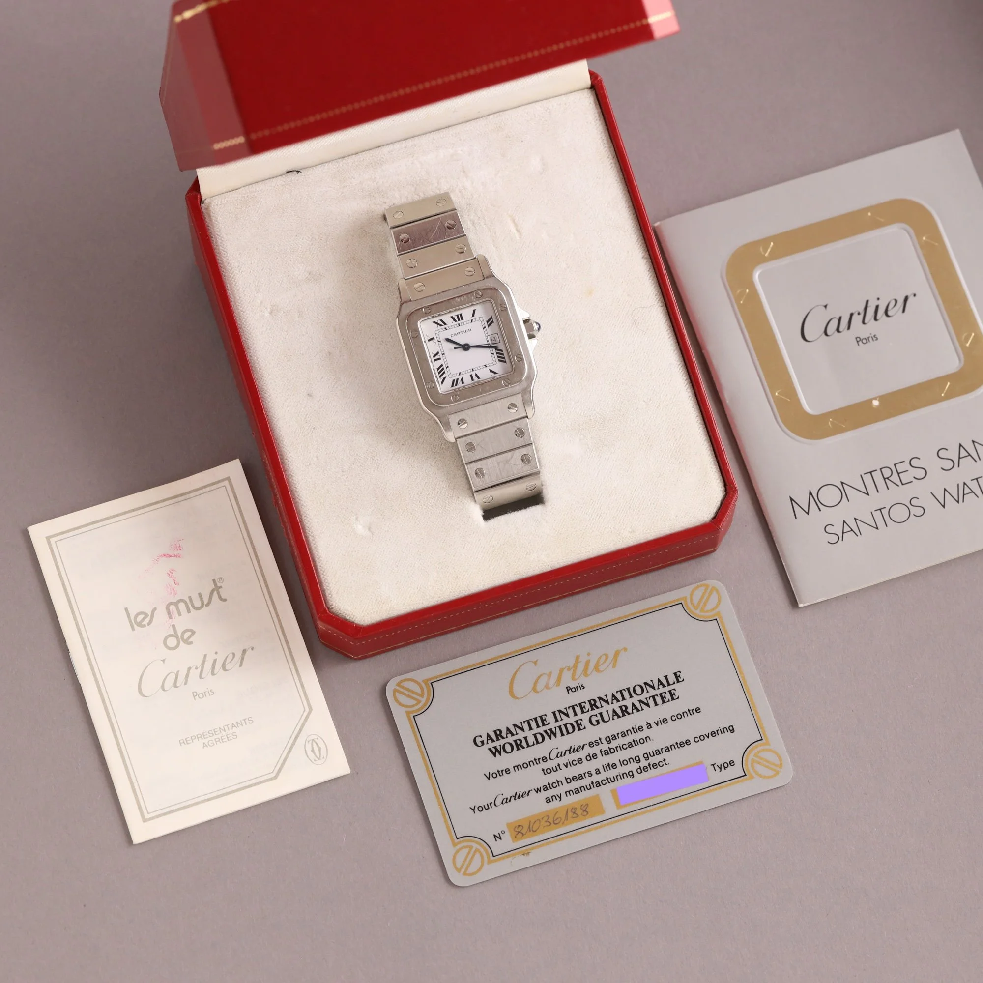 1983 Cartier Santos Carrée 2960 "Swiss Only" Dial Fullset + New Service.jpg