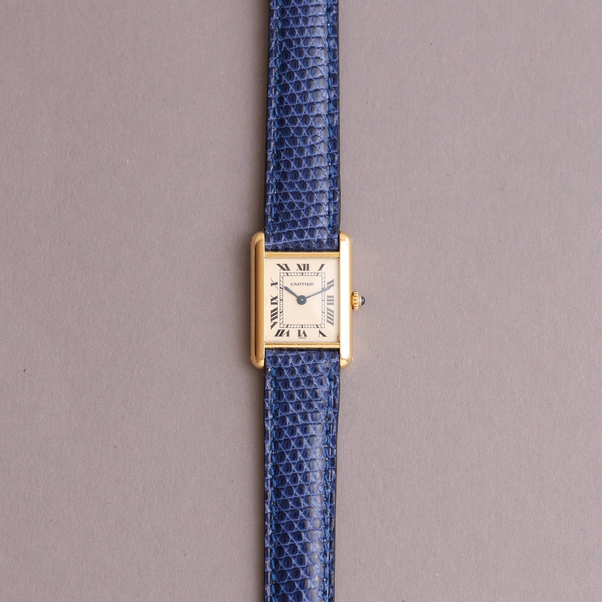 1997 Unpolished Cartier Tank Louis 18K Small Model 1150 Fullset.jpg