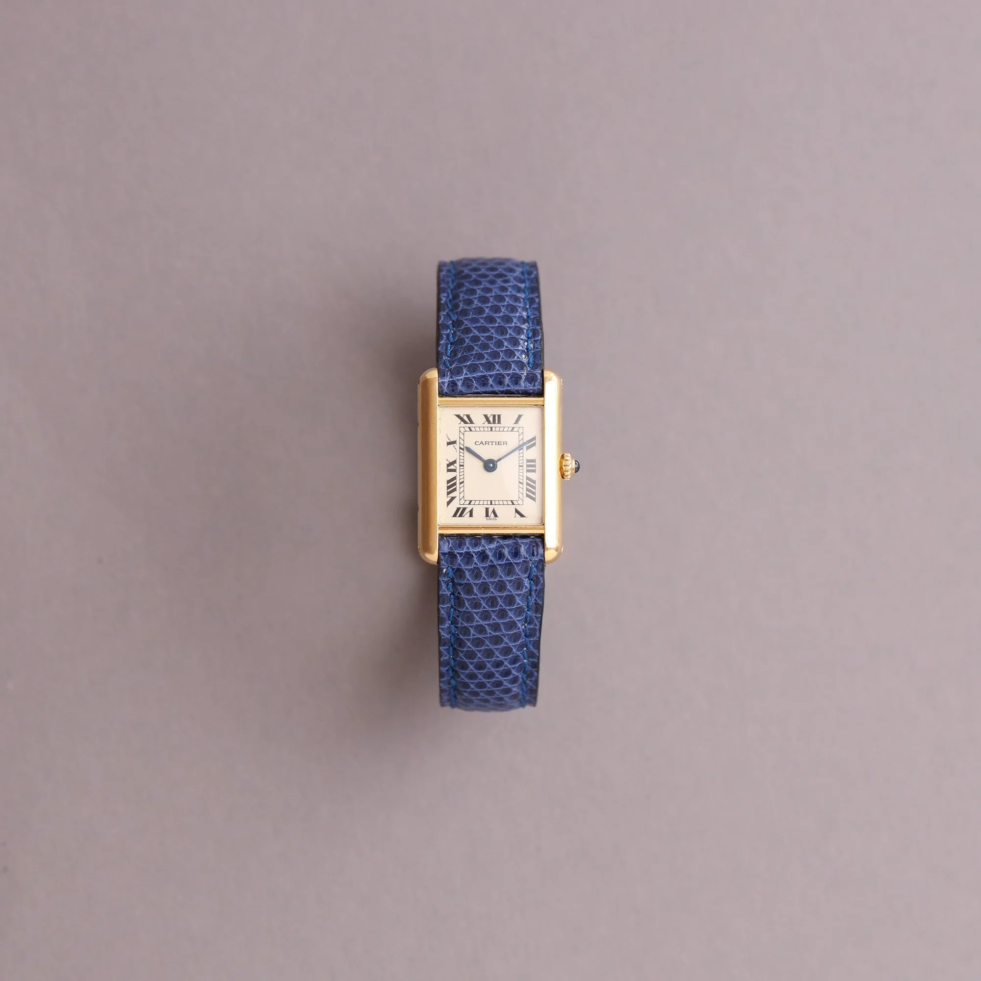 1997 Unpolished Cartier Tank Louis 18K Small Model 1150 Fullset.jpg