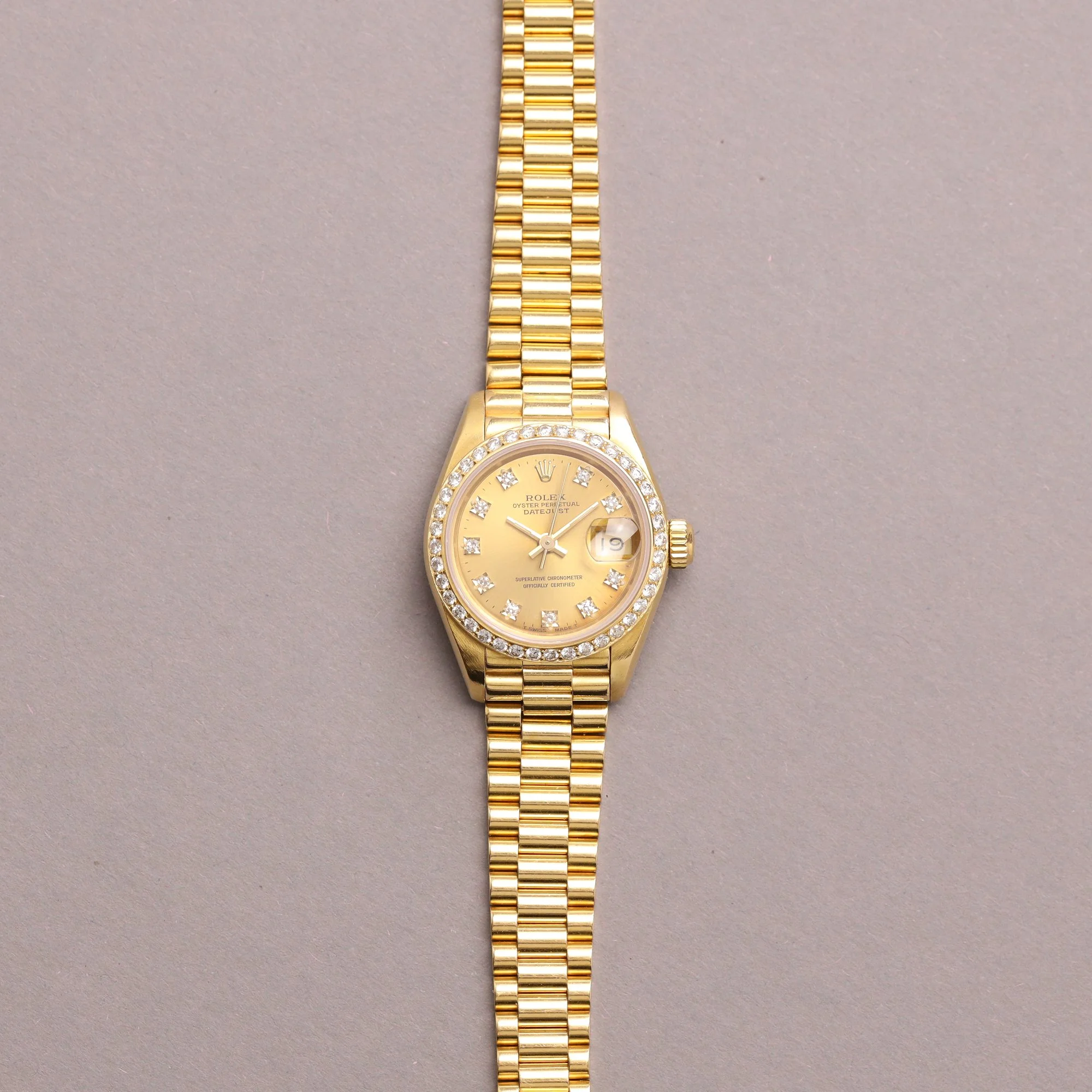 1992 Unpolished Rolex Lady Datejust 18K 69178 Factory "Diamond" Dial Mega Fullset.jpg