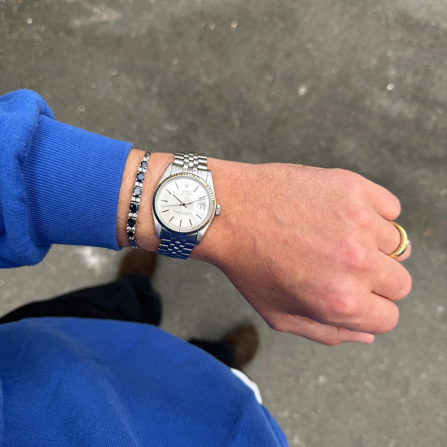 1977 Rolex Datejust 1601 Pie Pan 