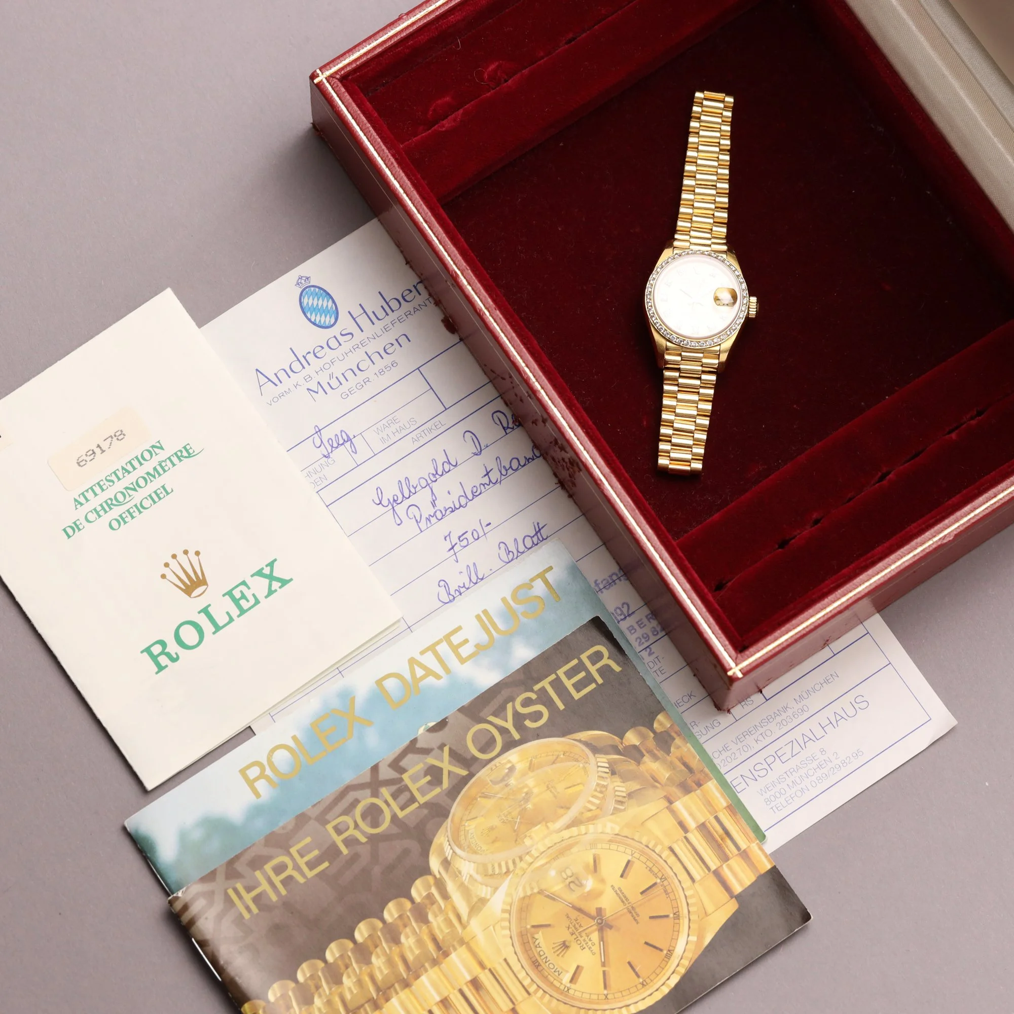 1992 Unpolished Rolex Lady Datejust 18K 69178 Factory "Diamond" Dial Mega Fullset.jpg