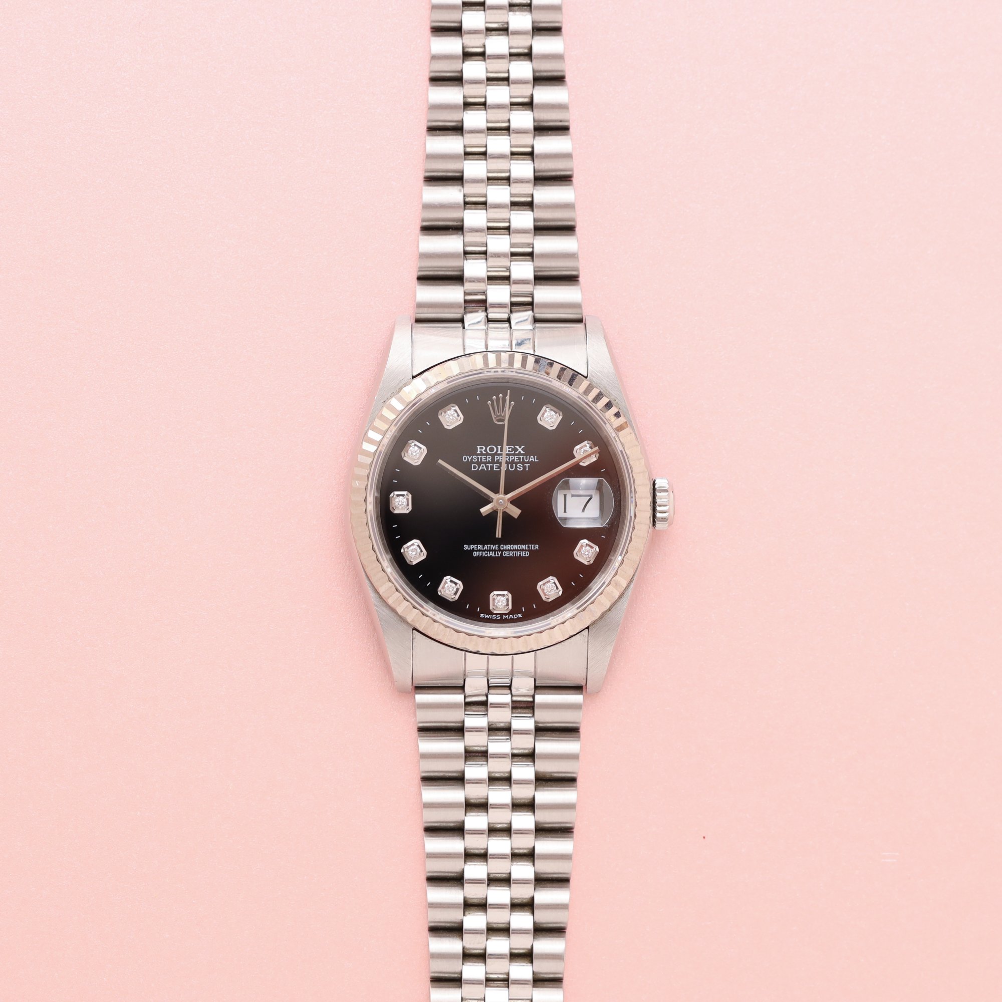 1988 Unpolished Rolex Datejust 16234 Black "Diamond" Dial.jpg