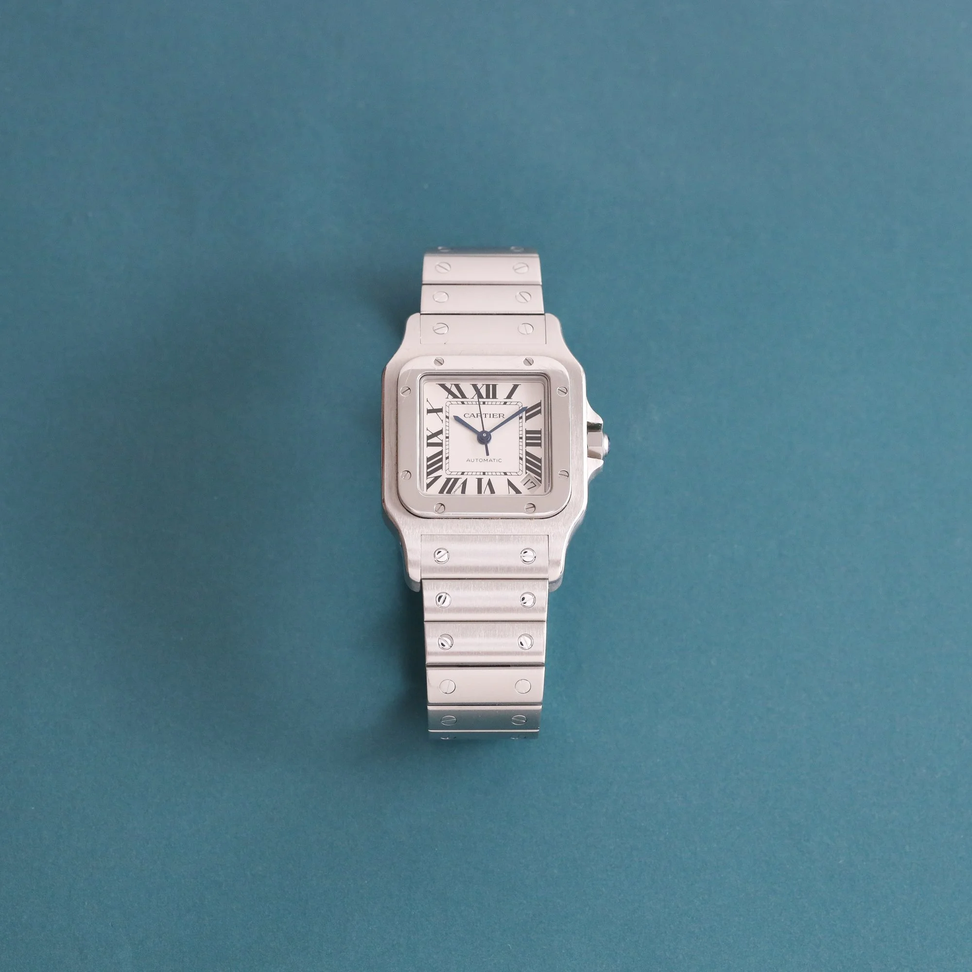 2014 Cartier Santos Galbée XL Automatic 2823 / W20098D6 "Roman" Dial Fullset.jpg