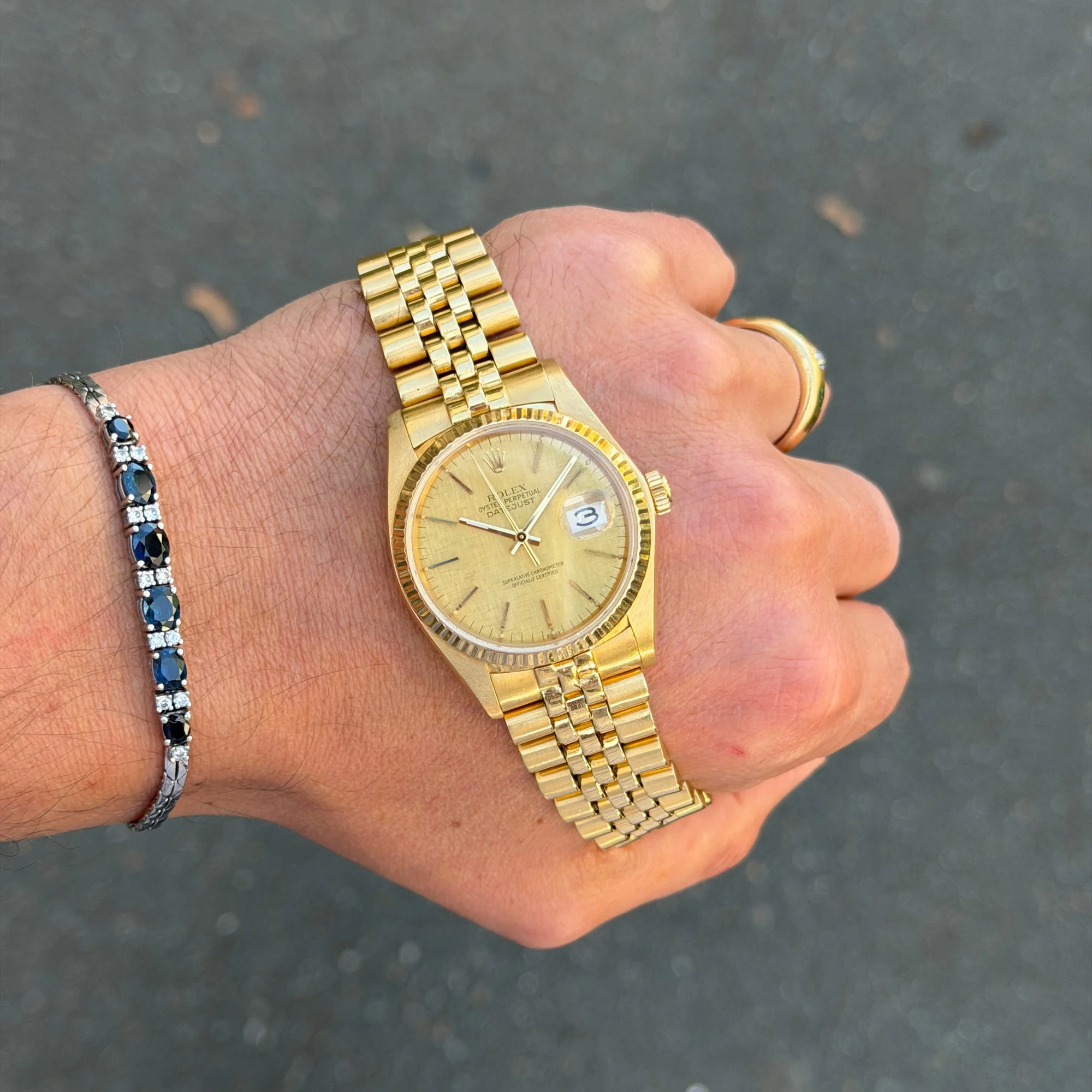 1979 Unpolished Rolex Datejust 18K 16018 "Linen" Dial Super Jubilee.jpg