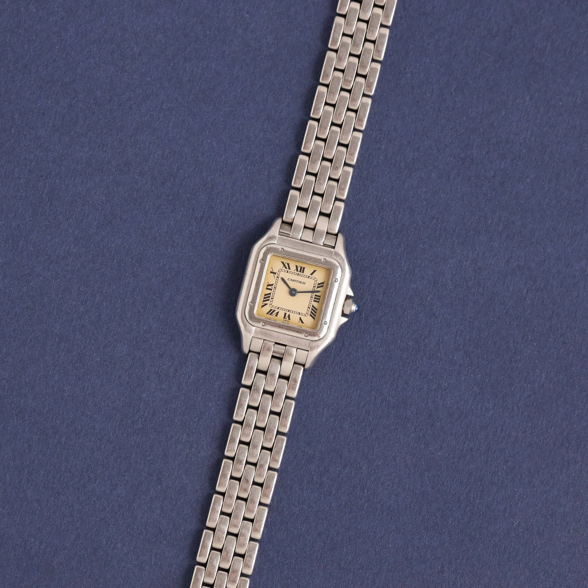 1992 Unpolished Cartier Panthère Mini 1320 "Caramel" Dial Fullset