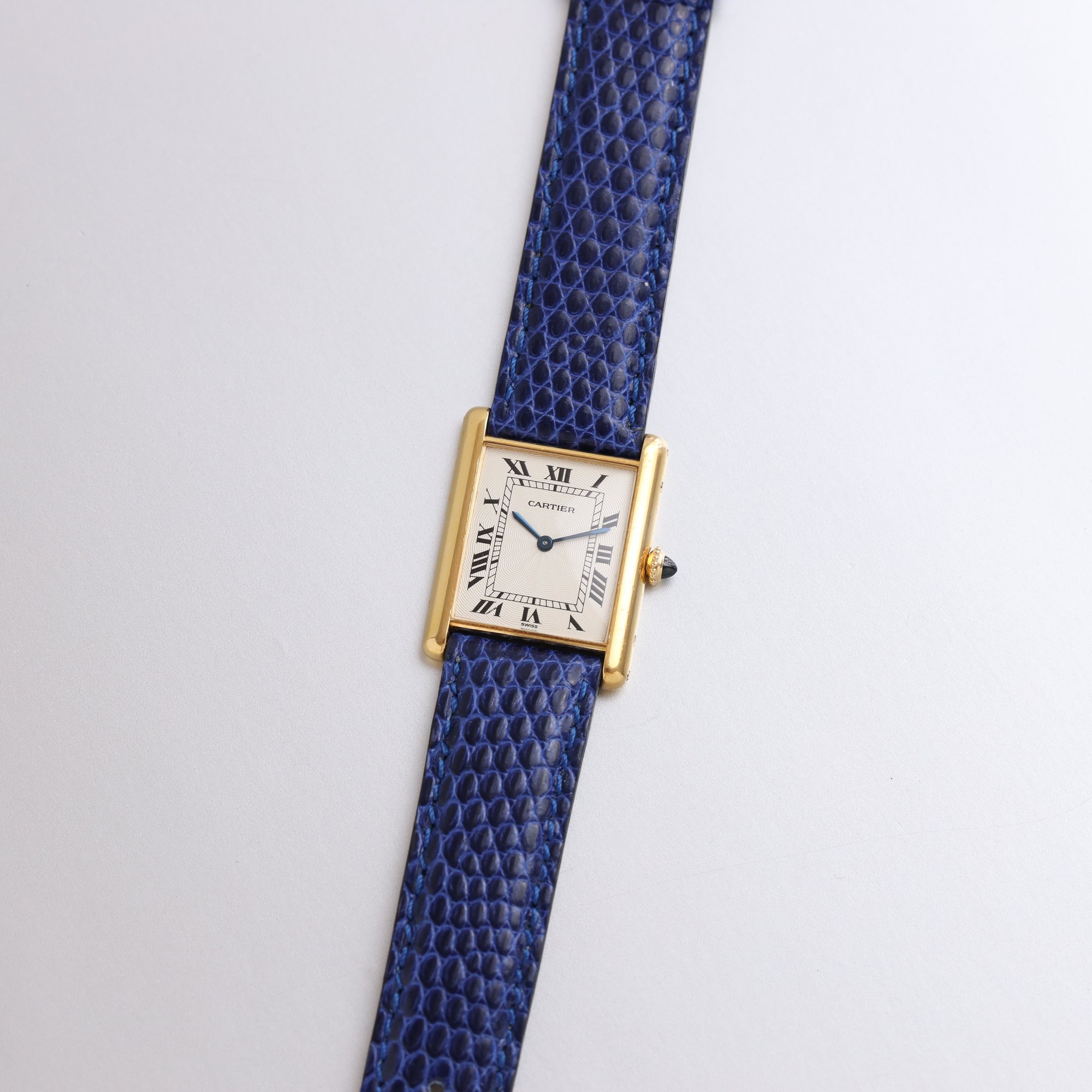 1995 Unpolished Cartier Tank Louis 18K Extra Plate 96065 "Flinqué" Dial Fullset + New Service.jpg